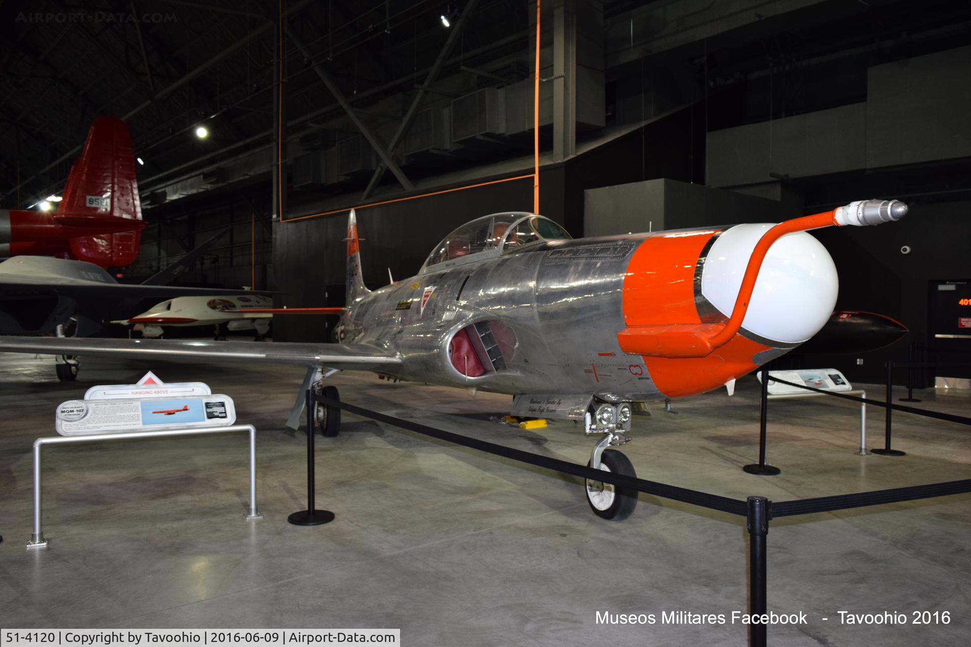 51-4120, 1951 Lockheed NT-33A-1-LO C/N 580-5414, Lockheed NT-33A Shooting Star