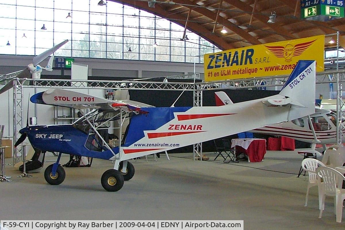 F-59-CYI, Zenair STOL CH-701 C/N Not found F-59-CYI, Zenair CH.701 STOL Sky Jeep [Unknown] Friedrichshafen~D 04/04/2009