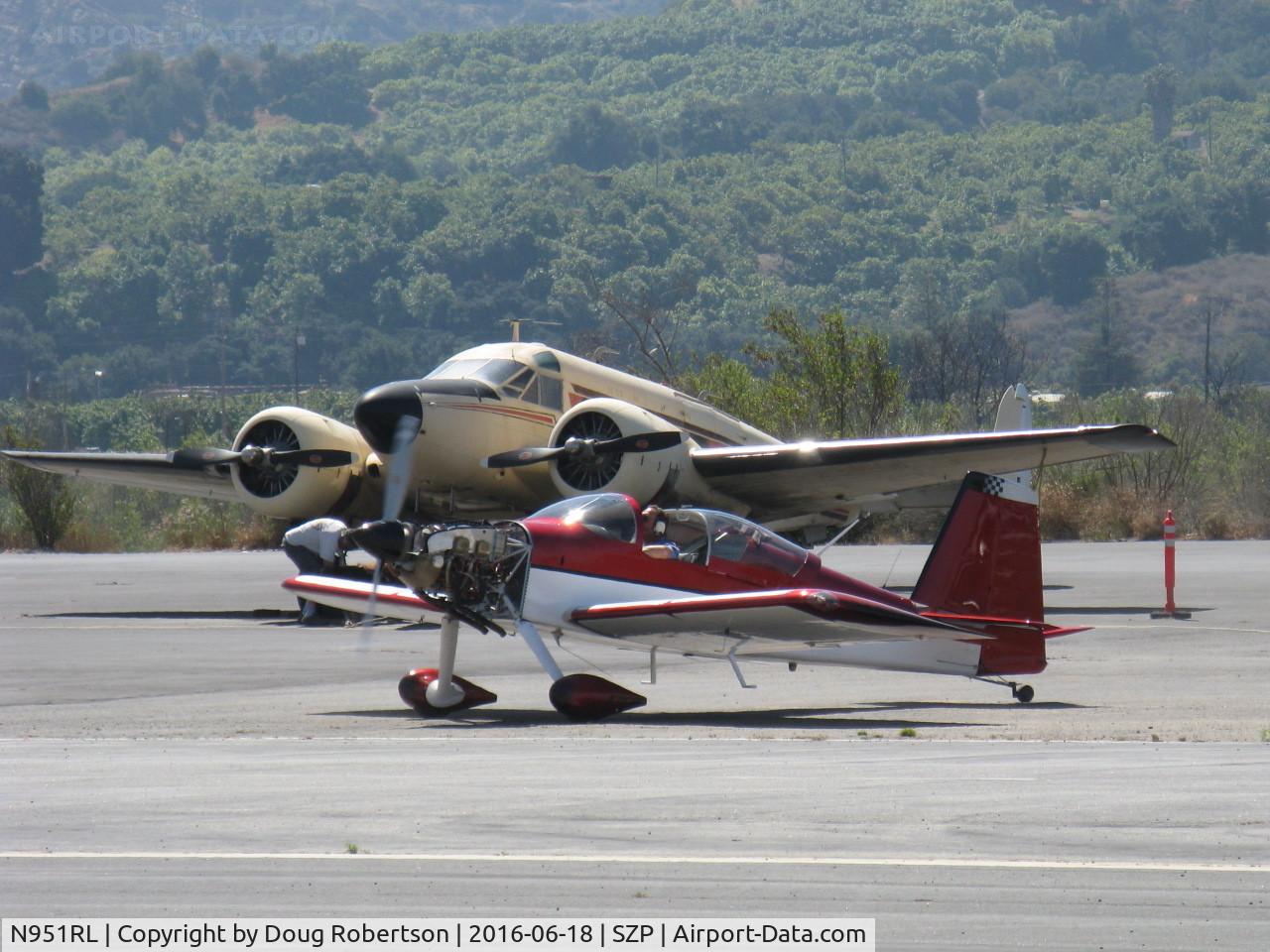 N951RL, 2005 Vans RV-7 C/N 71905, 2005 Aschwanden VAN's RV-7, Superior IO-360 180 Hp taxi across Rwy 22