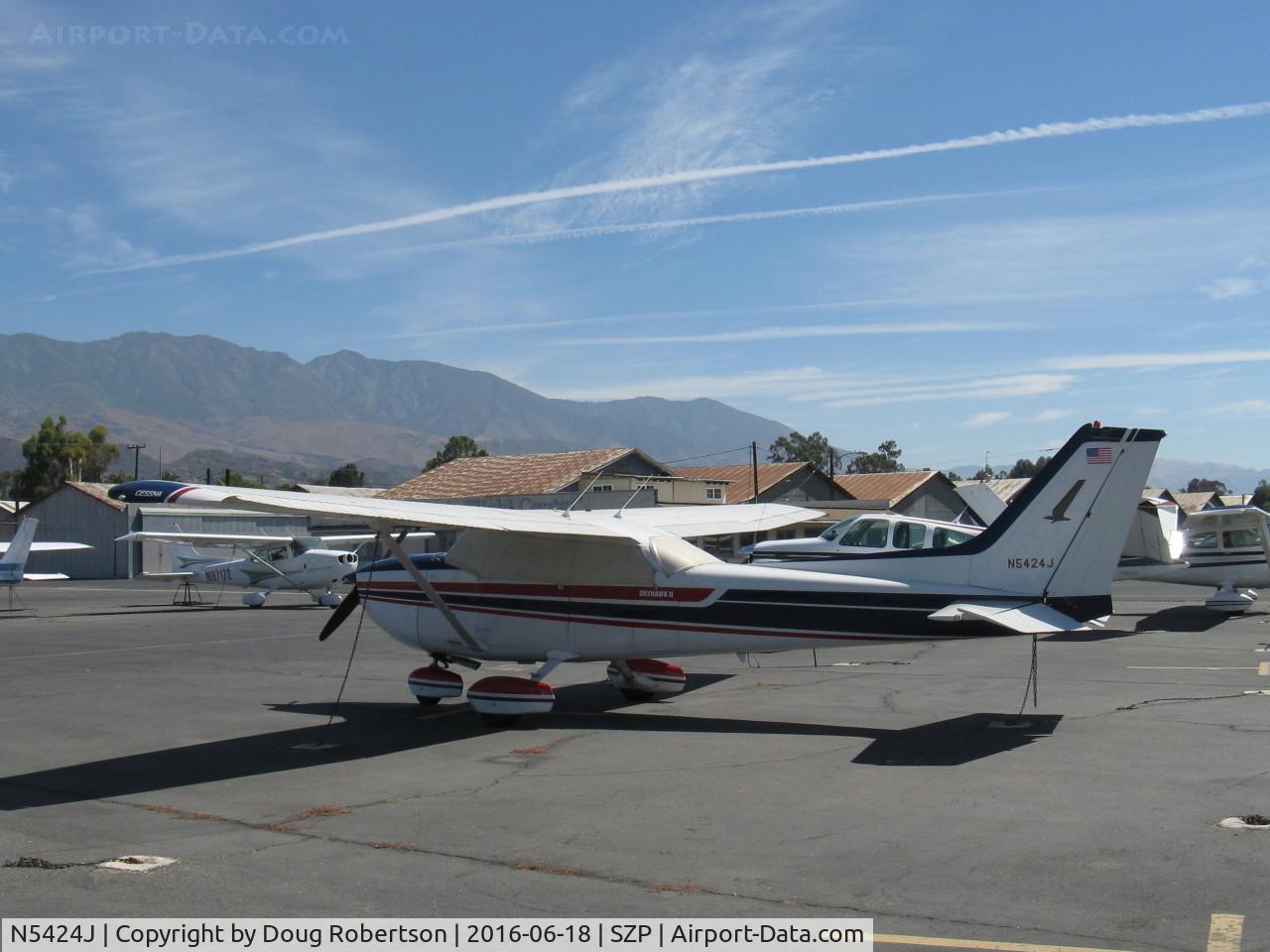 N5424J, 1980 Cessna 172N C/N 17273788, 1980 Cessna 172N SKYHAWK, Lycoming O-320-H2AD 160 Hp