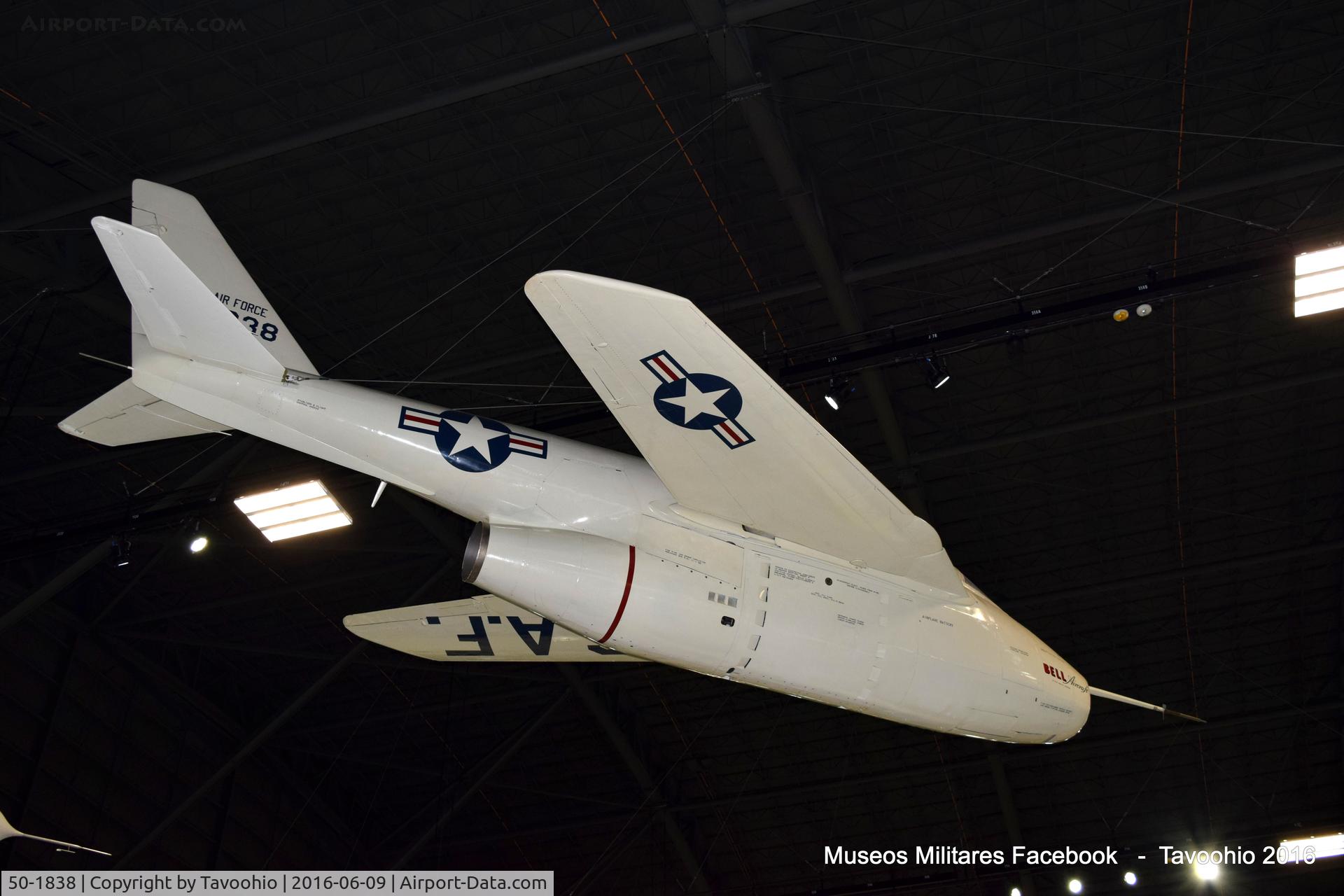 50-1838, 1950 Bell X-5 C/N Not found 50-1838, Bell X-5