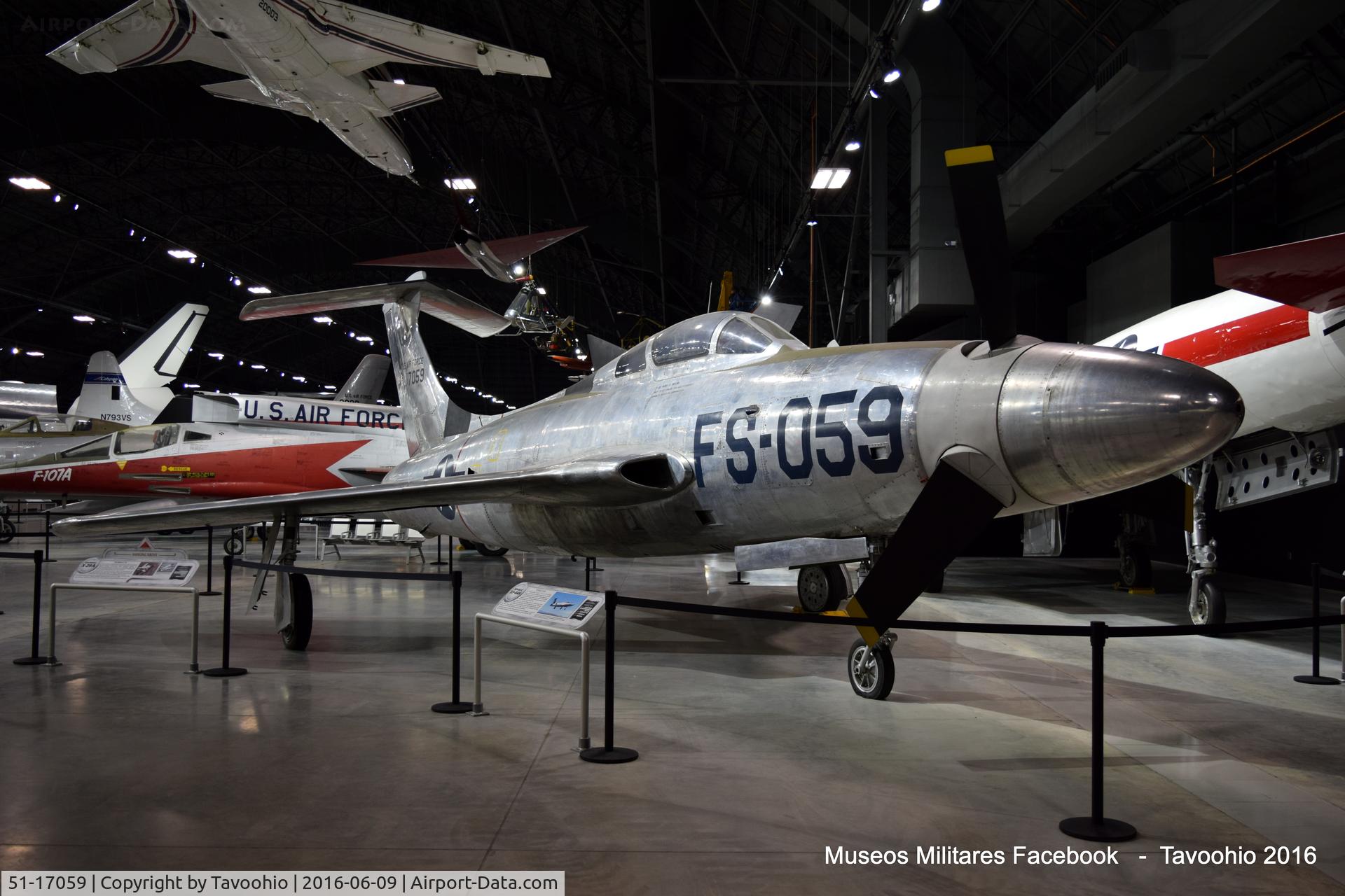 51-17059, 1955 Republic XF-84H Thunderstreak C/N 369, Republic XF-84H 