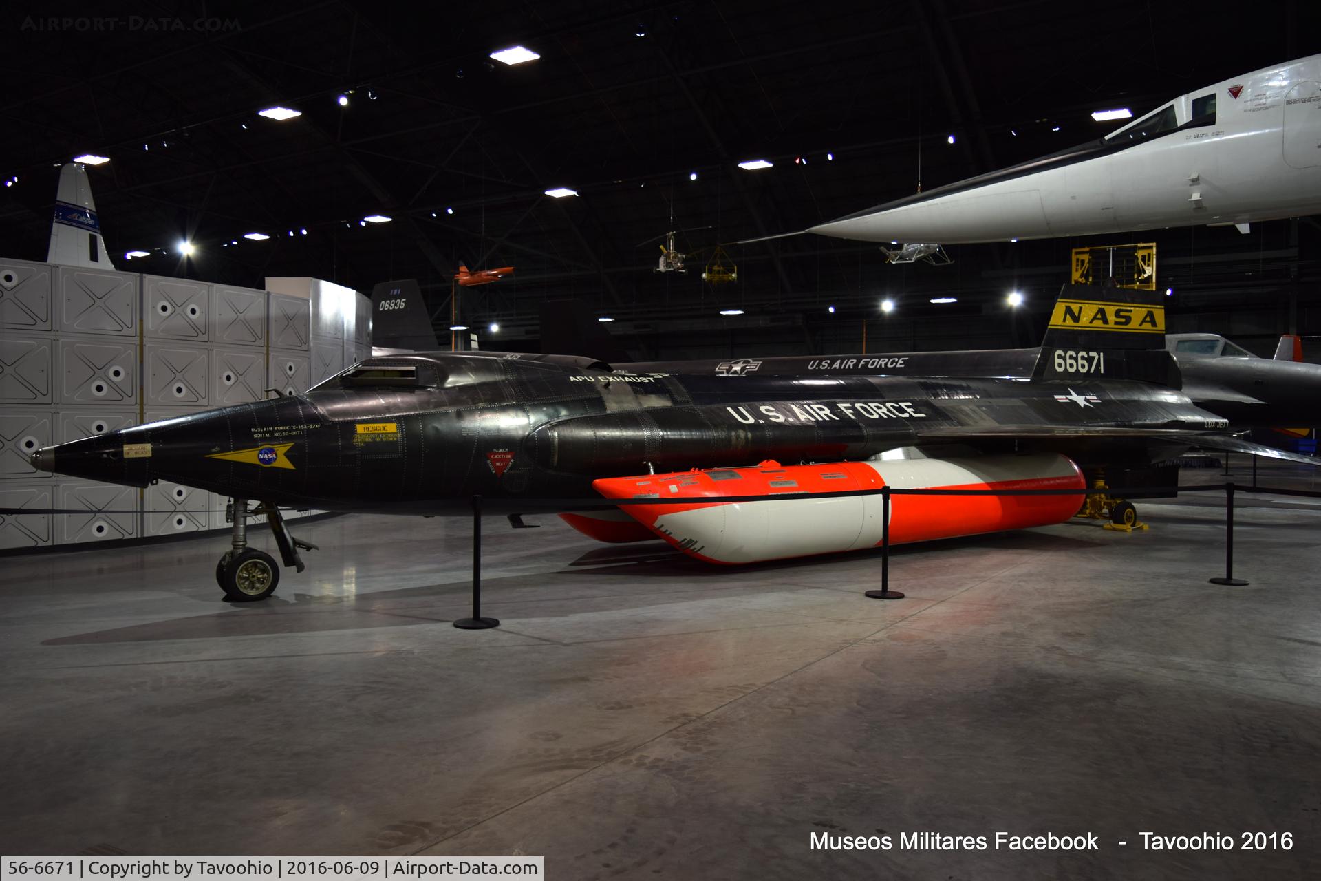 56-6671, 1956 North American X-15A-2 C/N 240-2, North American X-15A-2