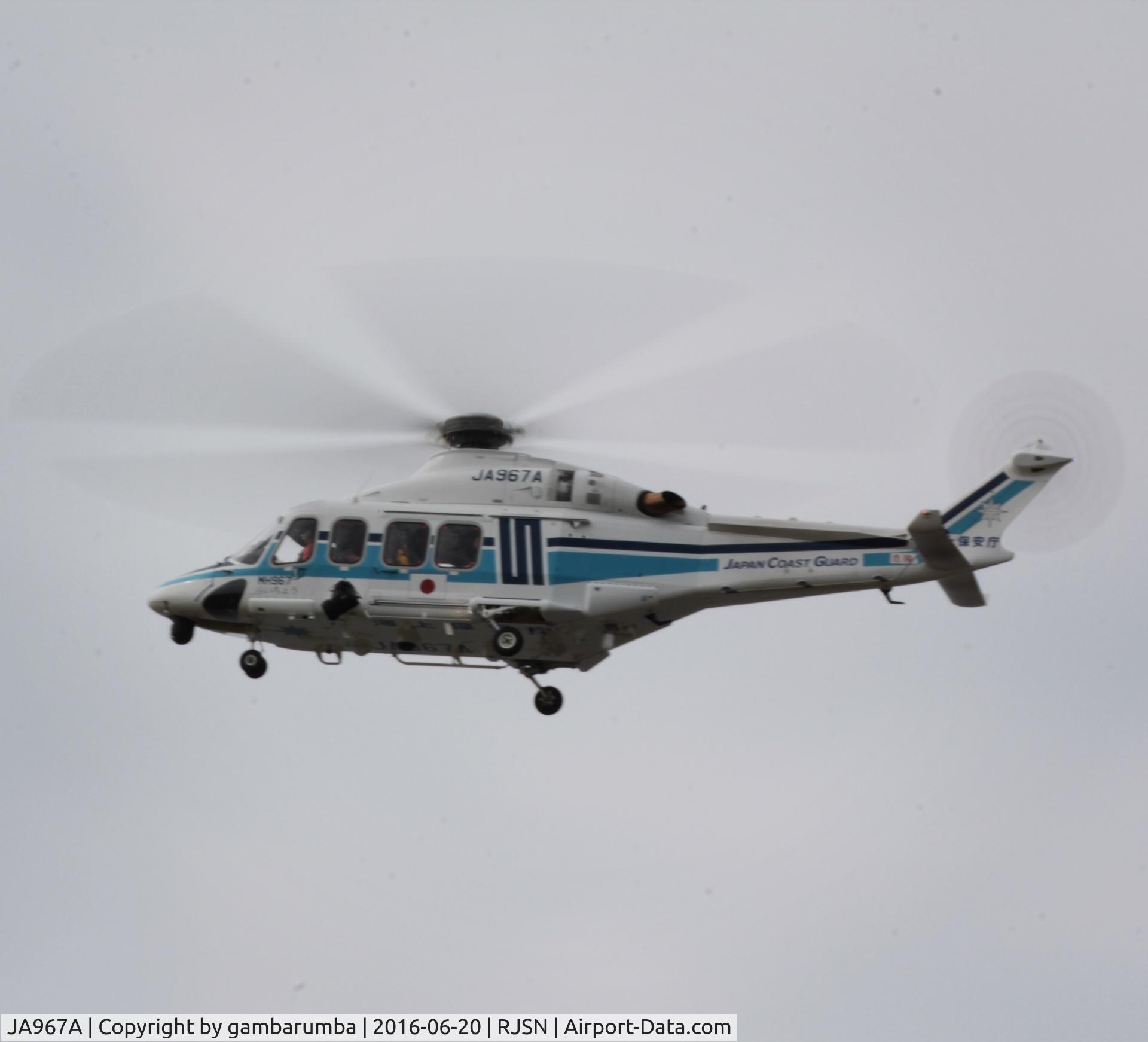 JA967A, AgustaWestland AW-139 C/N 31358, Japan Coast Guard