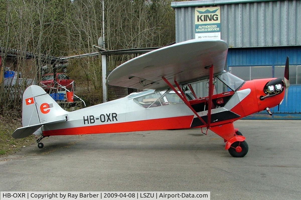 HB-OXR, 1944 Piper L-4J Grasshopper (J3C-65D) C/N 12611, Piper L-4J Grasshopper [12611] Buttwill~HB 08/04/2009