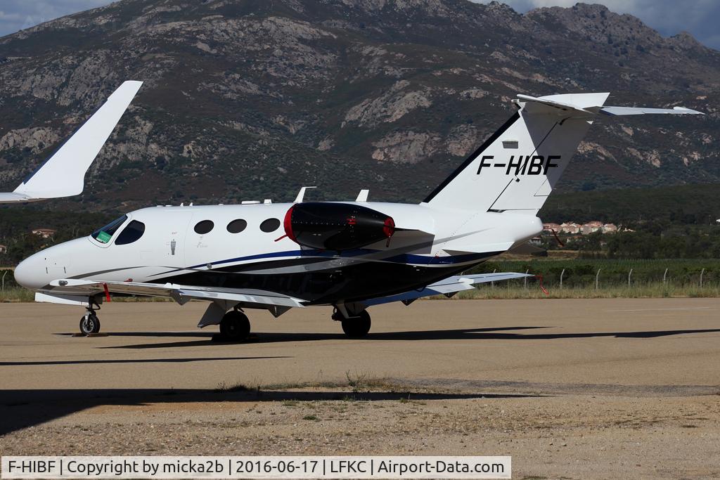 F-HIBF, 2009 Cessna 510 Citation Mustang Citation Mustang C/N 510-0262, Parked