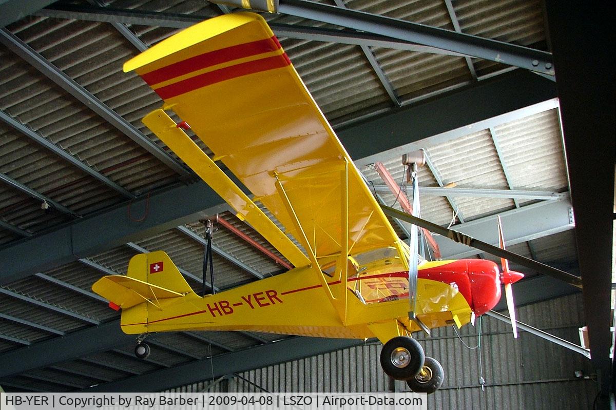 HB-YER, 1992 Denney Kitfox Model 2 C/N 408, Denney Kitfox Mk.II [408] Luzern/Beromunster~HB 08/04/2009