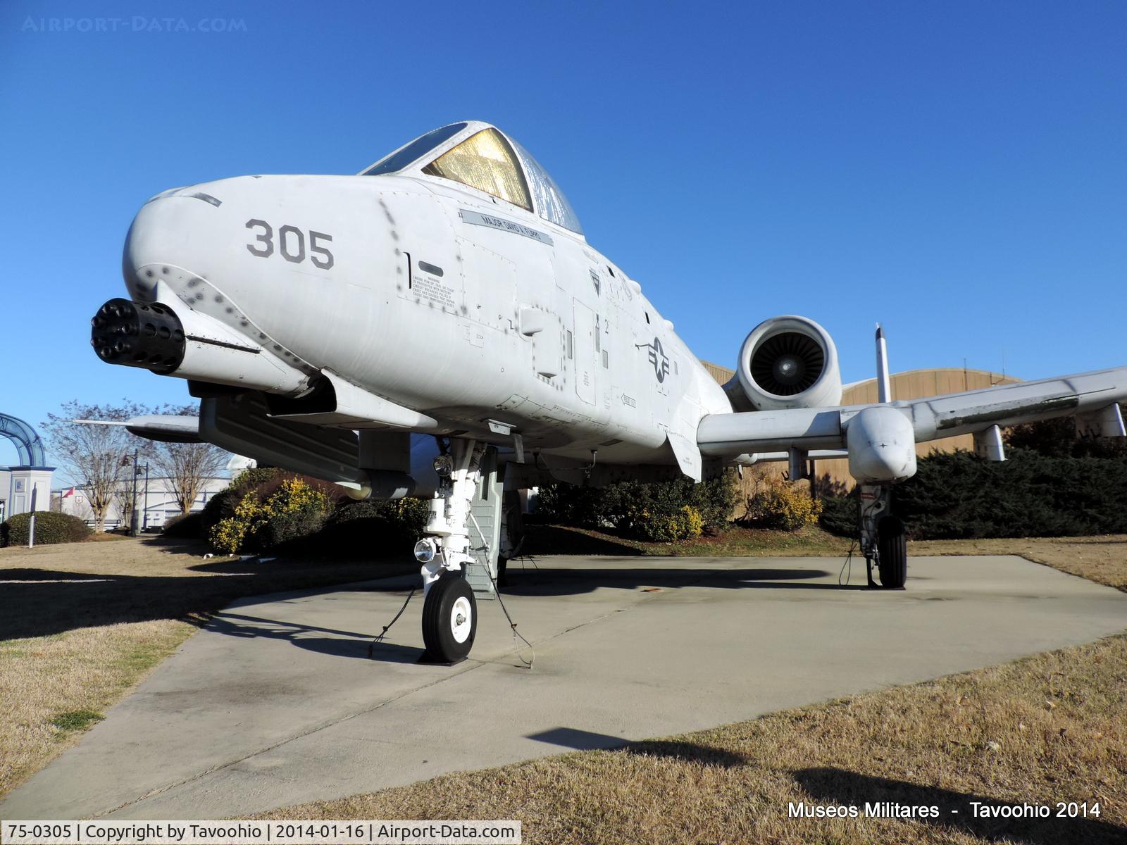75-0305, 1975 Fairchild Republic A-10A Thunderbolt II C/N A10-0054, Fairchild Republic A-10A Thunderbolt II