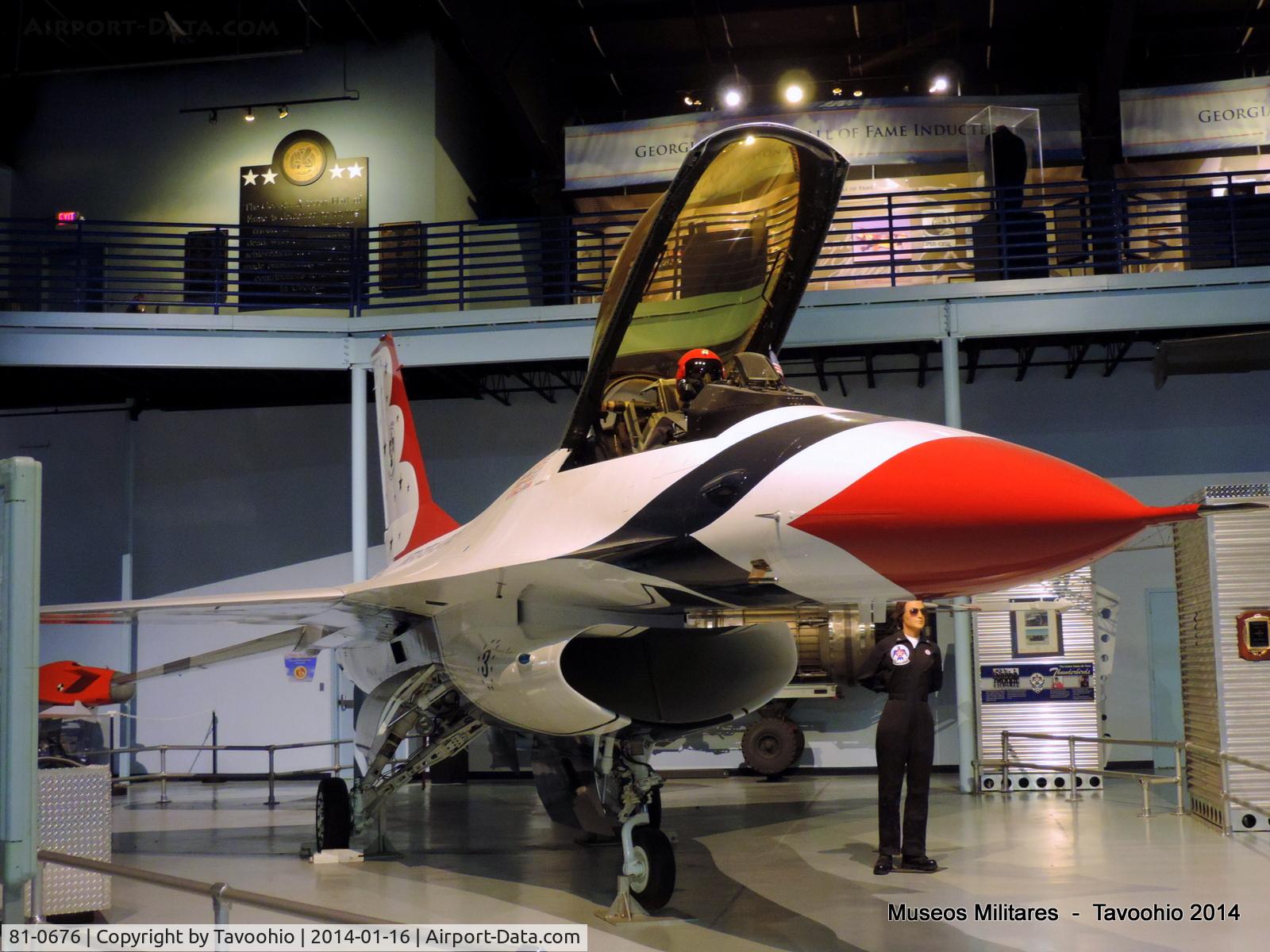 81-0676, 1981 General Dynamics F-16A Fighting Falcon C/N 61-357, F-16C Fighting Falcon  -  Demonstration Squadron (