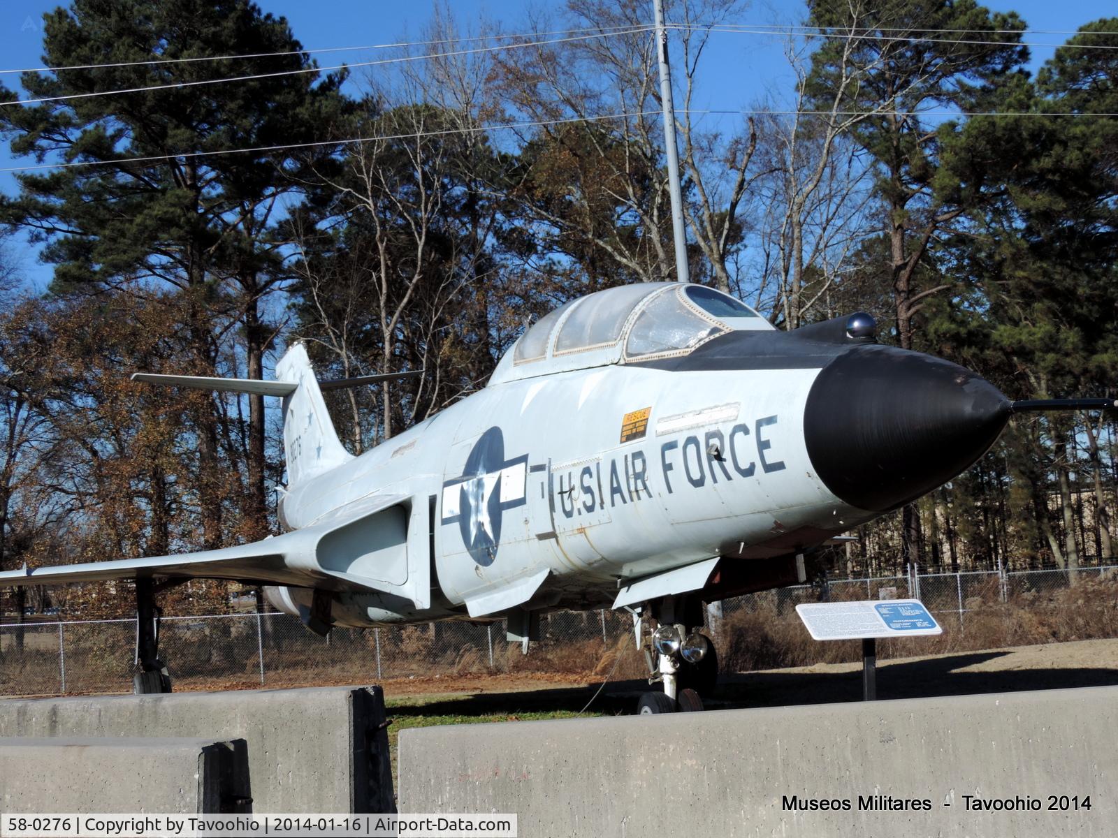 58-0276, 1958 McDonnell F-101F Voodoo C/N 652, McDonnell F-101F Voodoo