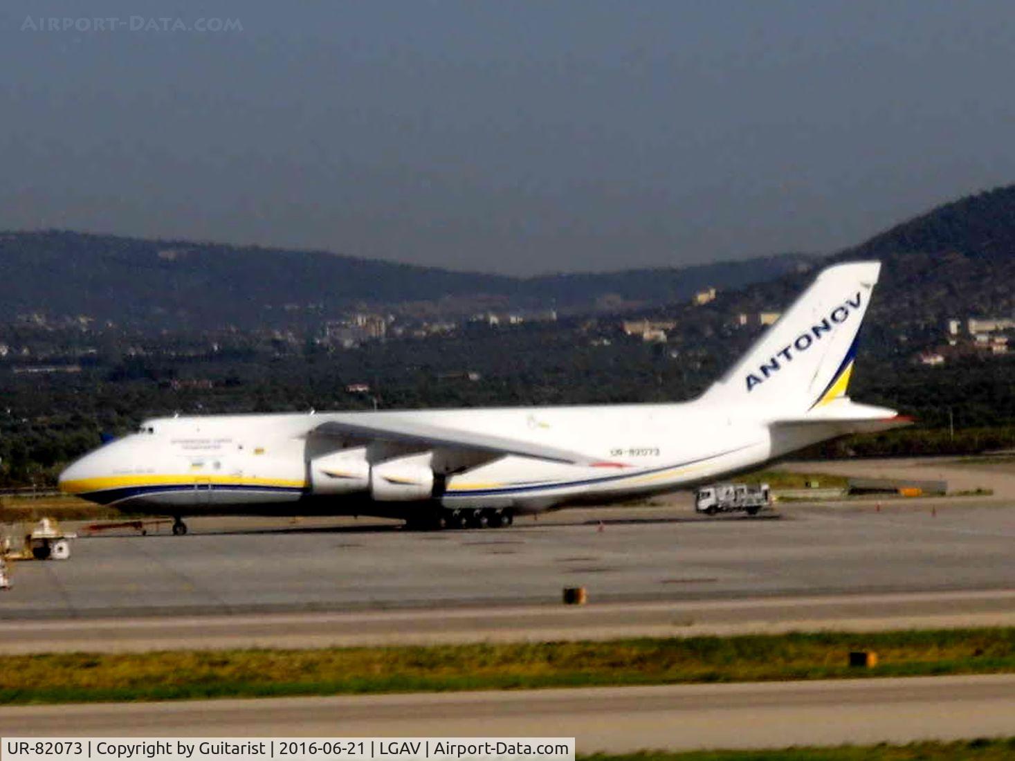 UR-82073, 1994 Antonov An-124-100 Ruslan C/N 9773054359139, At Athens