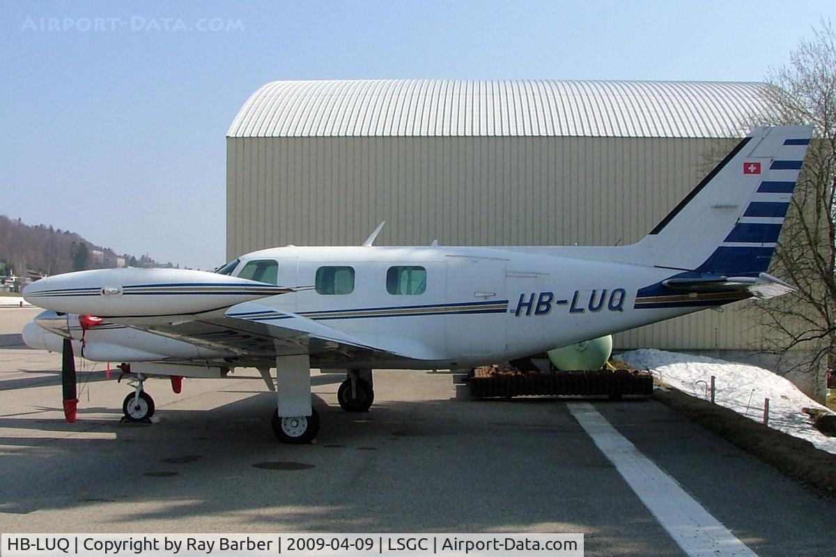 HB-LUQ, 1981 Piper PA-31T Cheyenne II C/N 31T-8120056, Piper PA-31T Cheyenne II [31T-8120056] La Chaux-de-Fonds~HB 09/04/2009
