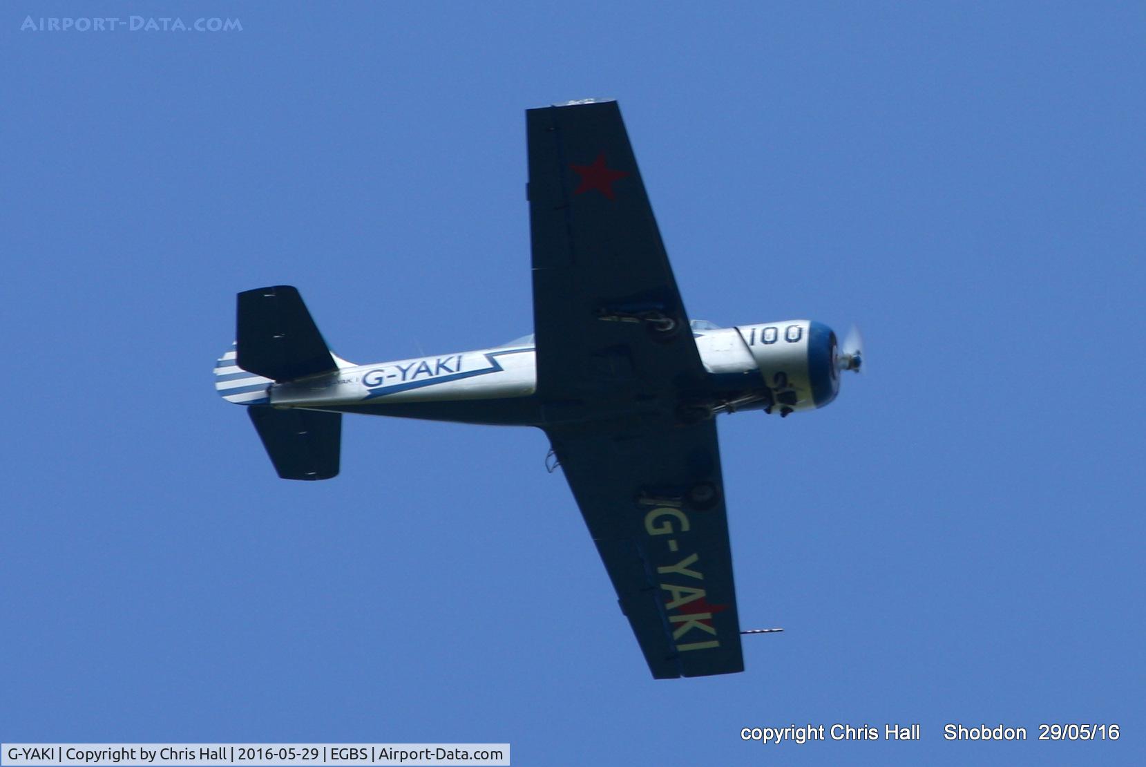 G-YAKI, 1986 Bacau Yak-52 C/N 866904, at Shobdon