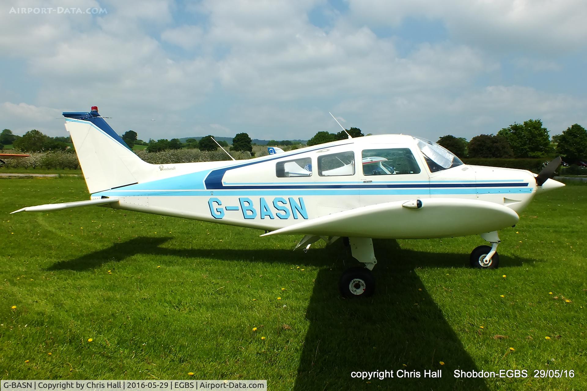 G-BASN, 1973 Beech C23 Sundowner 180 Sundowner 180 C/N M-1476, at Shobdon
