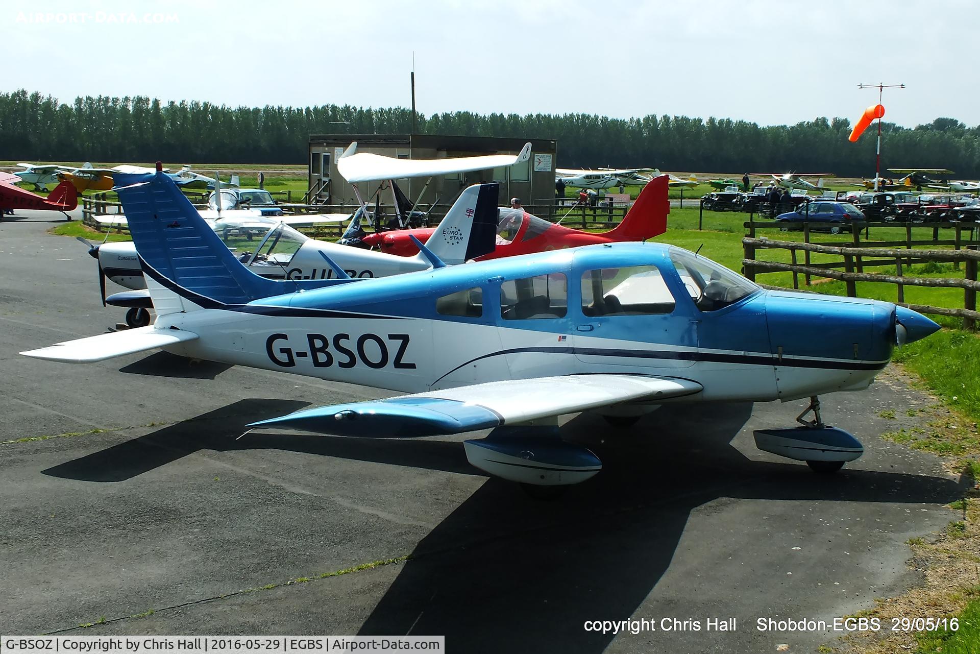 G-BSOZ, 1979 Piper PA-28-161 Cherokee Warrior II C/N 28-7916080, at Shobdon