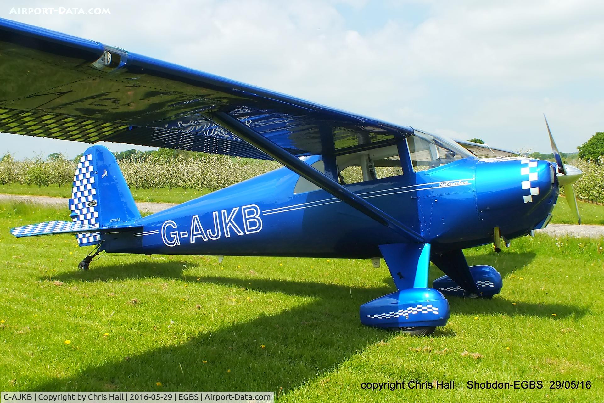G-AJKB, 1946 Luscombe 8E Silvaire C/N 3058, at Shobdon