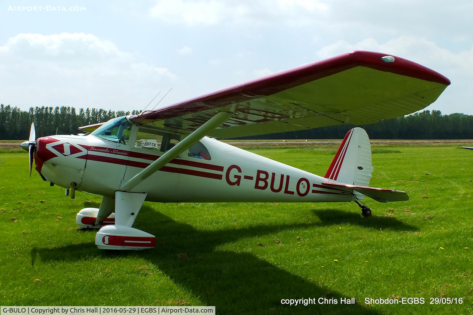 G-BULO, 1946 Luscombe 8F Silvaire C/N 4216, at Shobdon