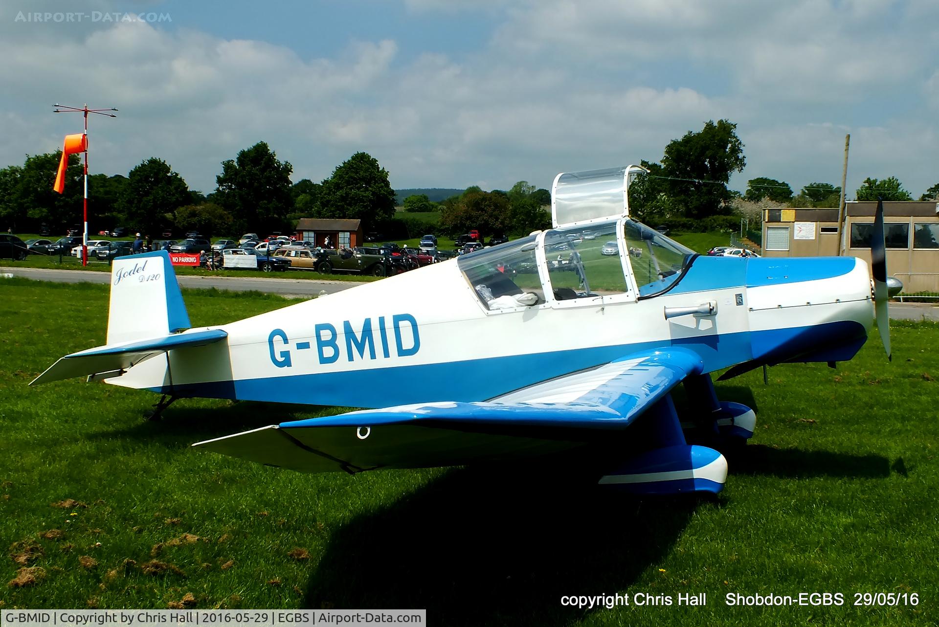 G-BMID, 1964 Jodel (Wassmer) D-120 Paris-Nice C/N 259, at Shobdon