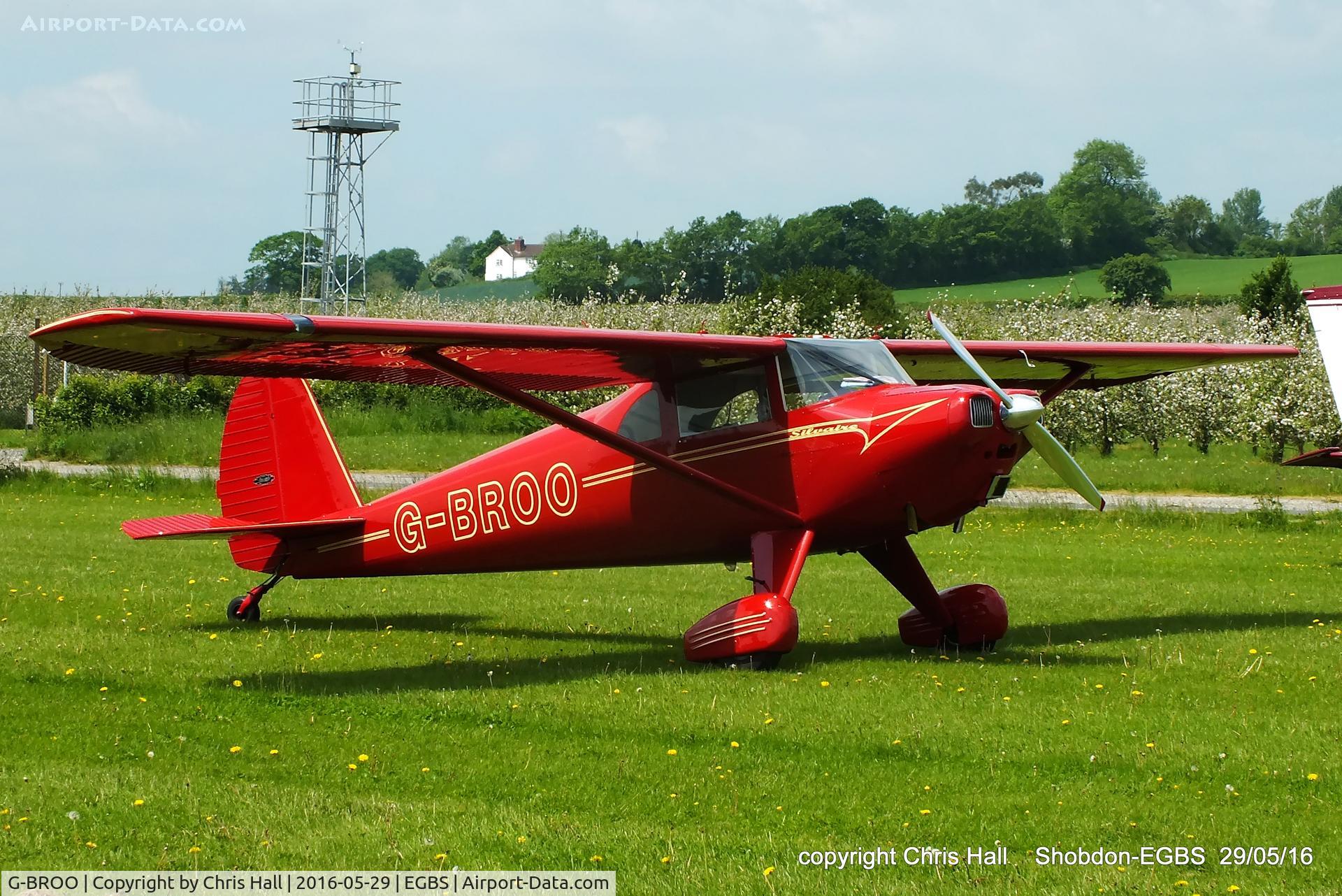G-BROO, 1948 Luscombe 8E Silvaire C/N 6154, at Shobdon