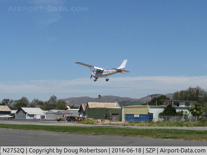 N2752Q, 1967 Cessna 182K Skylane C/N 18257952, 1967 Cessna 182K SKYLANE, Continental O-470-S 230 Hp, on final Rwy 22
