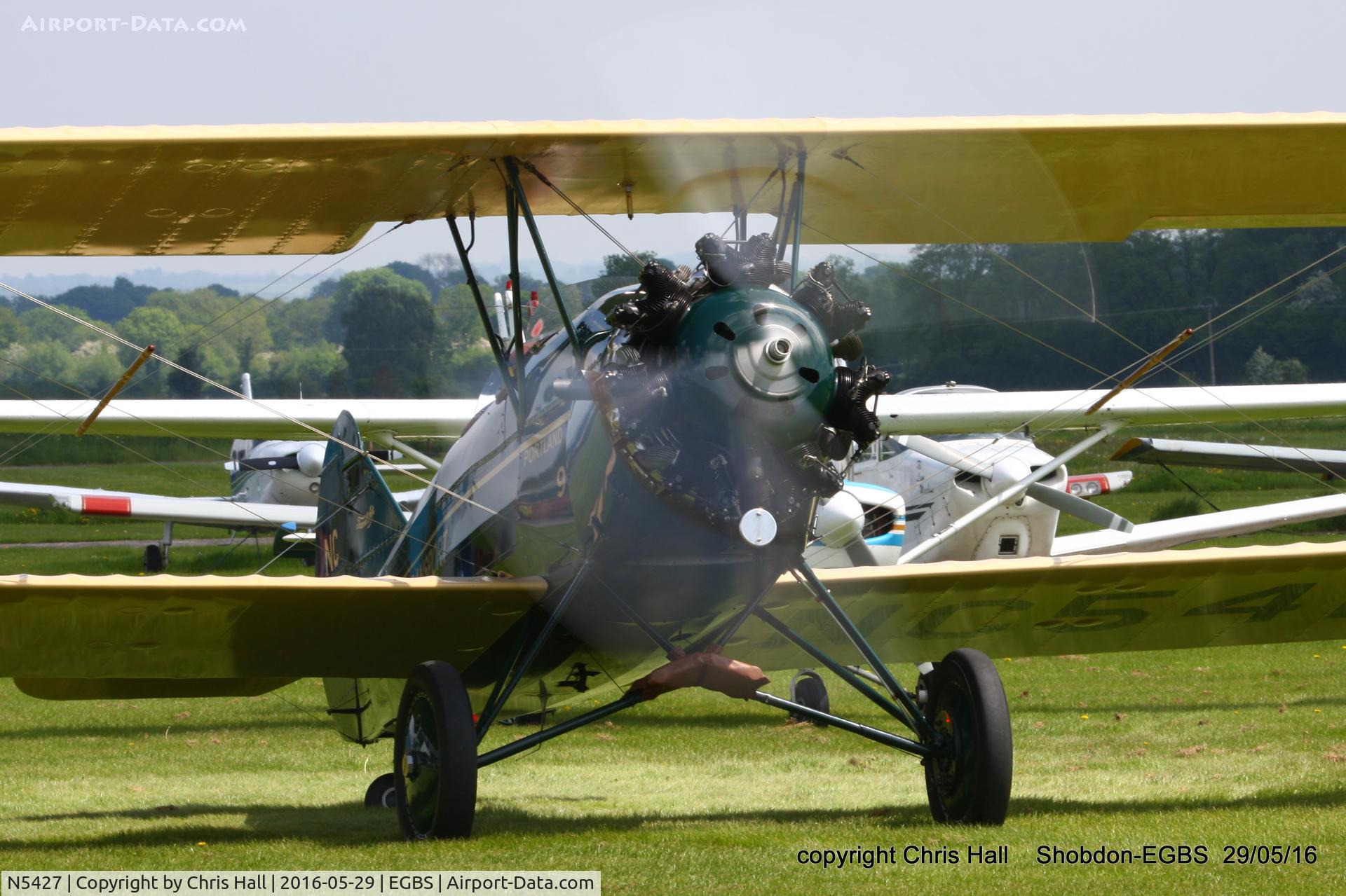 N5427, 1928 Travel Air 4000 C/N 516, at Shobdon