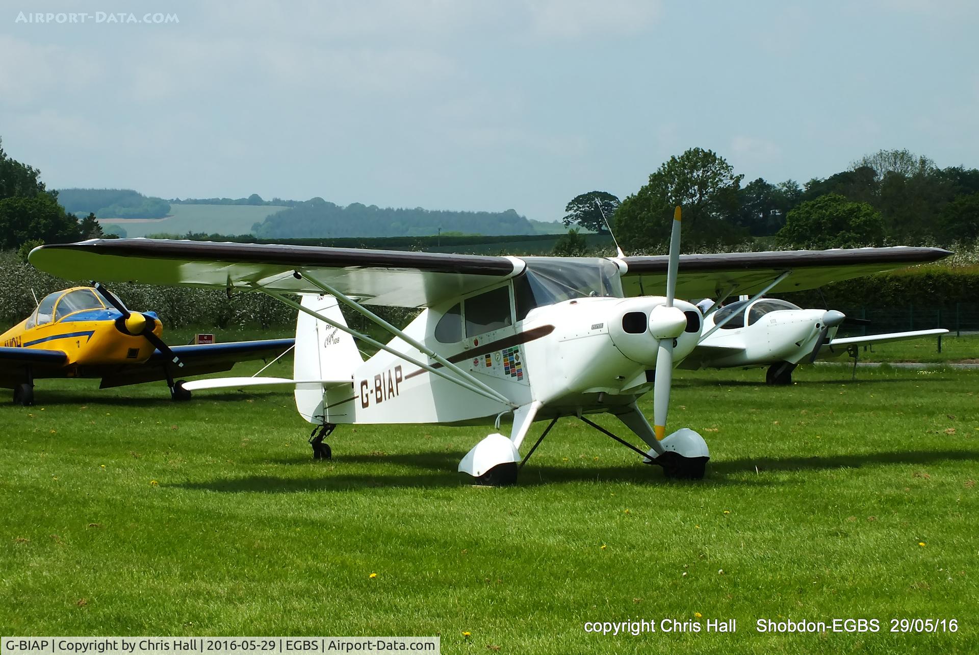 G-BIAP, 1950 Piper PA-16 Clipper Clipper C/N 16-732, at Shobdon