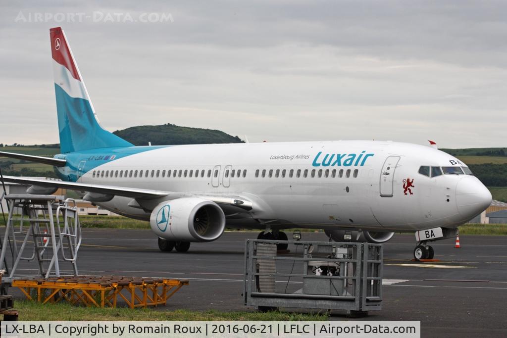 LX-LBA, 2015 Boeing 737-8C9 C/N 43537, Parked for Euro 2016