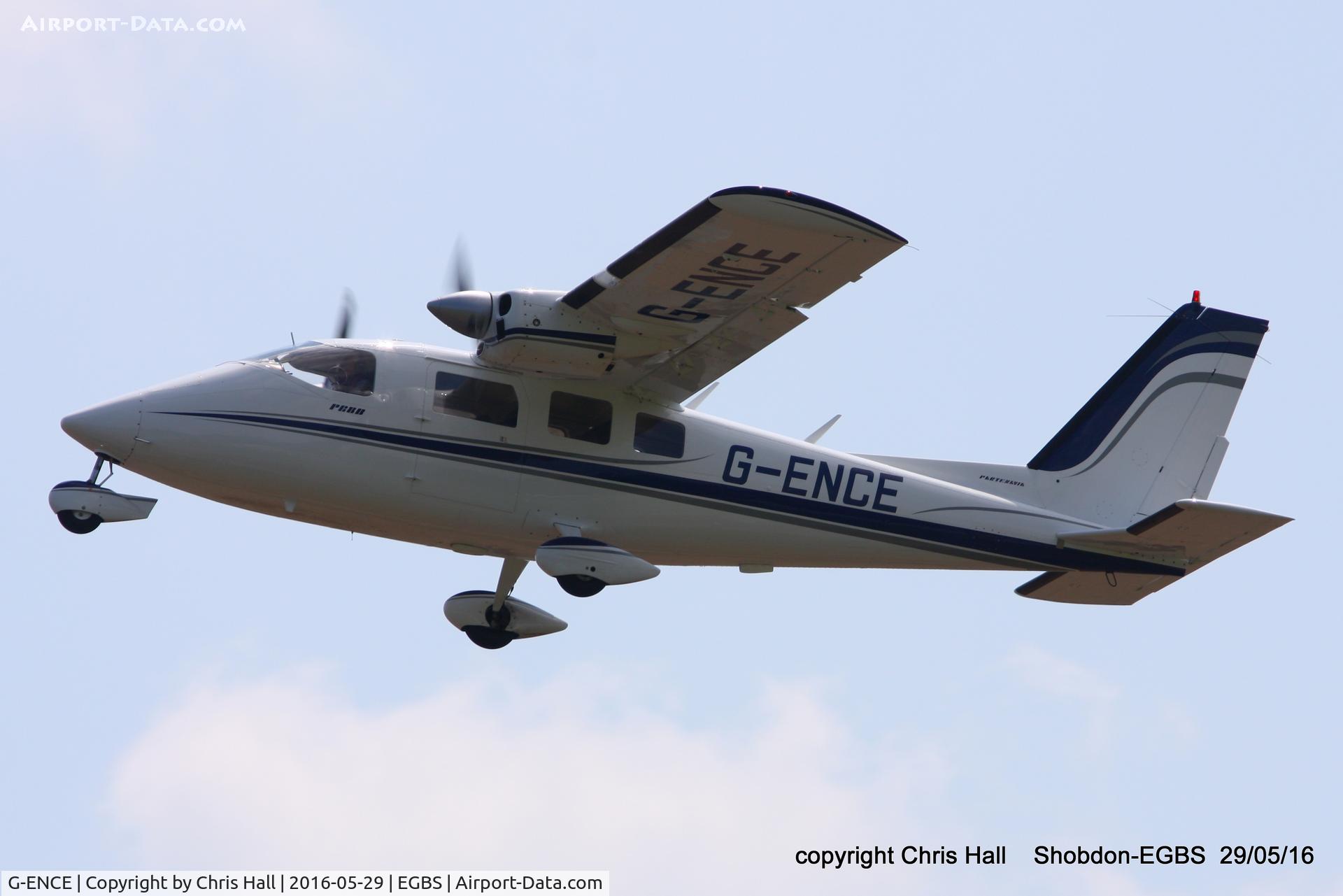 G-ENCE, 1978 Partenavia P-68B C/N 141, at Shobdon