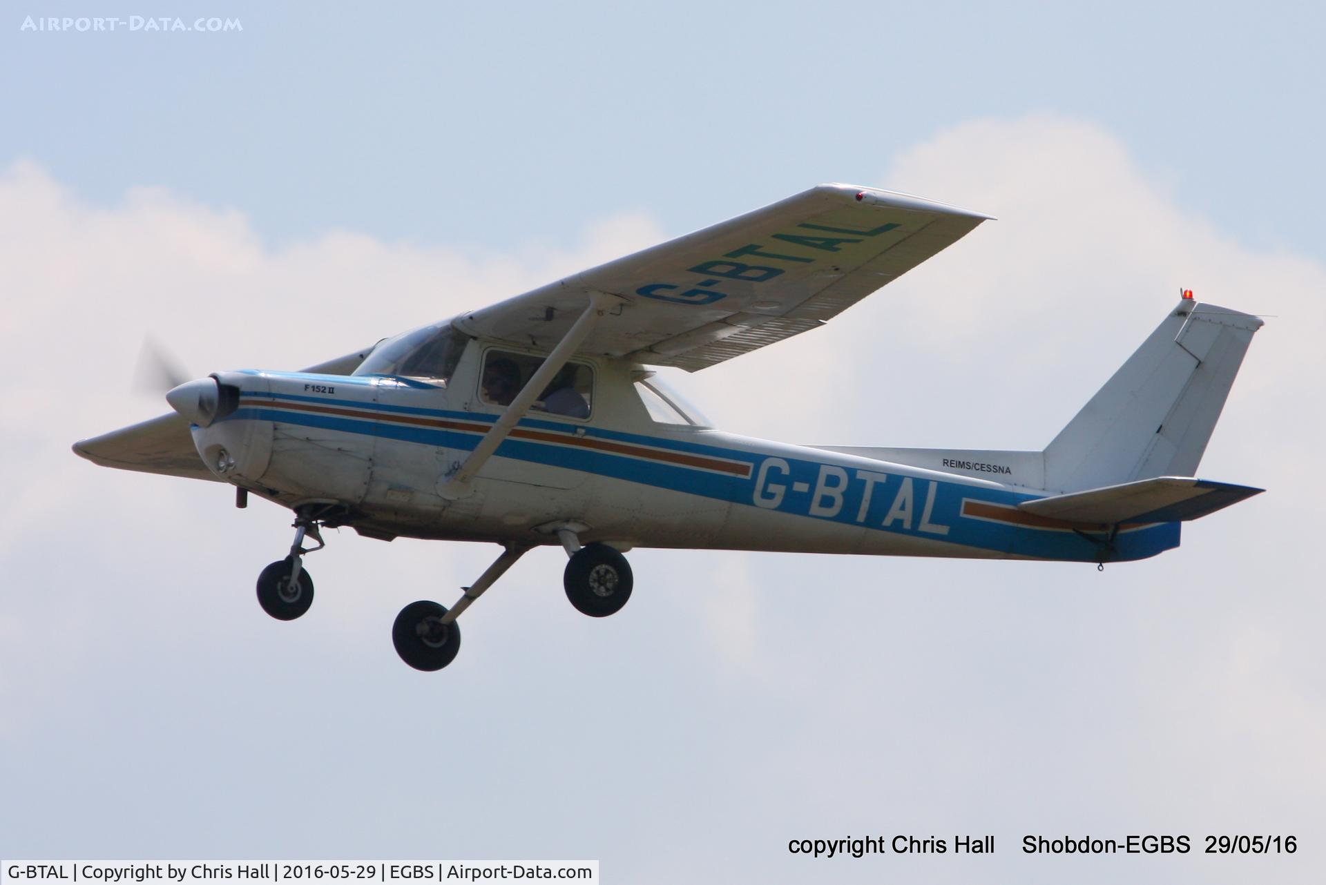 G-BTAL, 1978 Reims Cessna F152 C/N 1444, at Shobdon