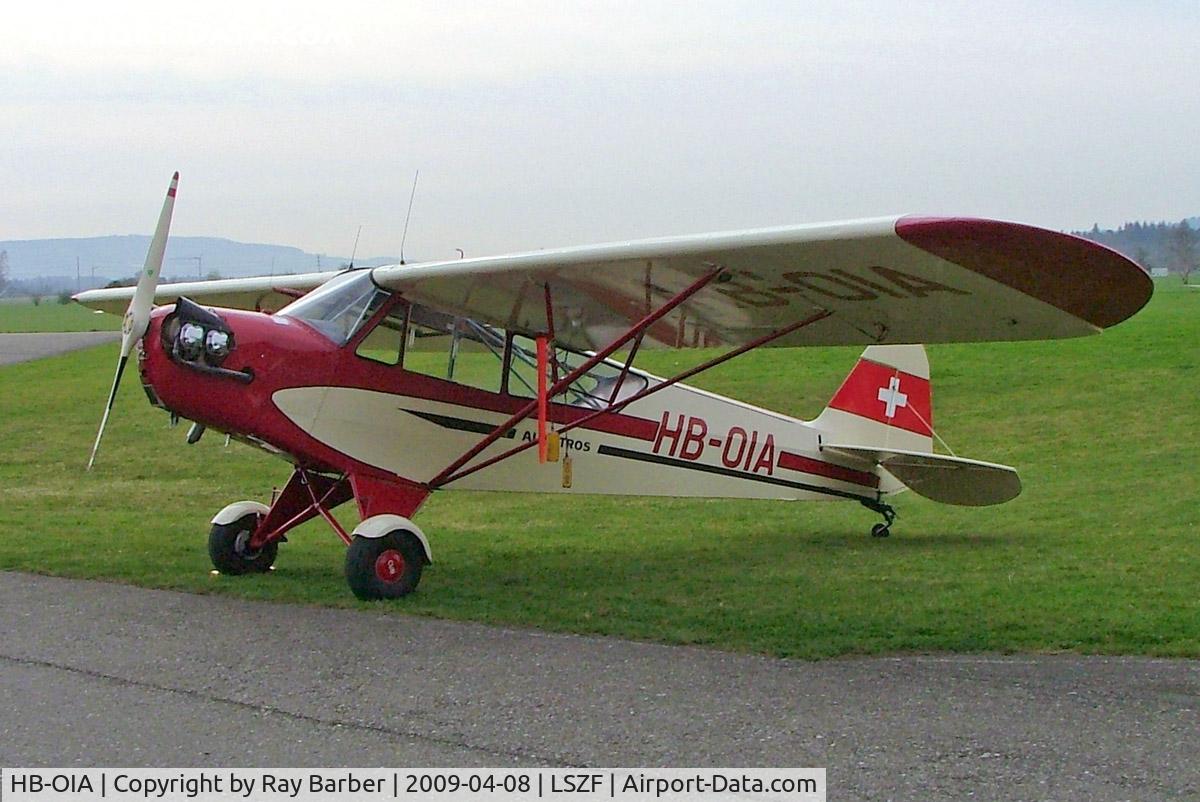 HB-OIA, 1944 Piper L-4J Grasshopper (J3C-65D) C/N 12619, Piper L-4J Grasshopper [12619] (Fluggruppe Albatros) Birrfeld~HB 08/04/2009