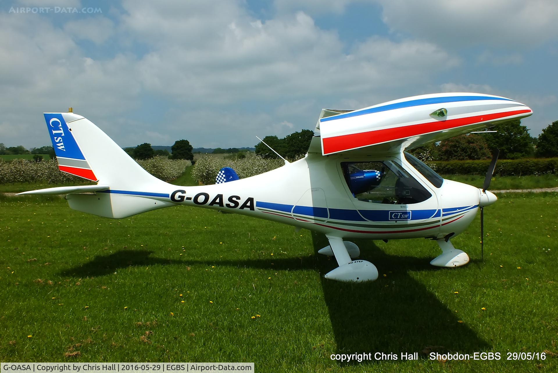 G-OASA, 2009 Flight Design CTSW C/N 8497, at Shobdon