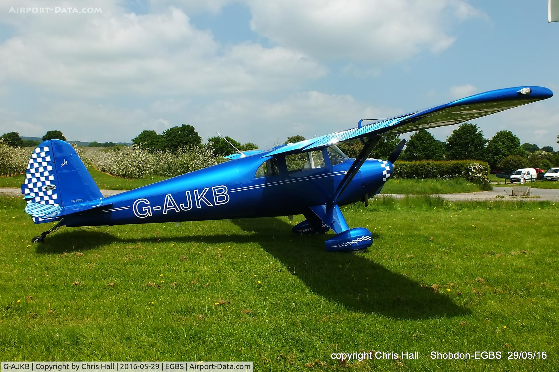 G-AJKB, 1946 Luscombe 8E Silvaire C/N 3058, at Shobdon