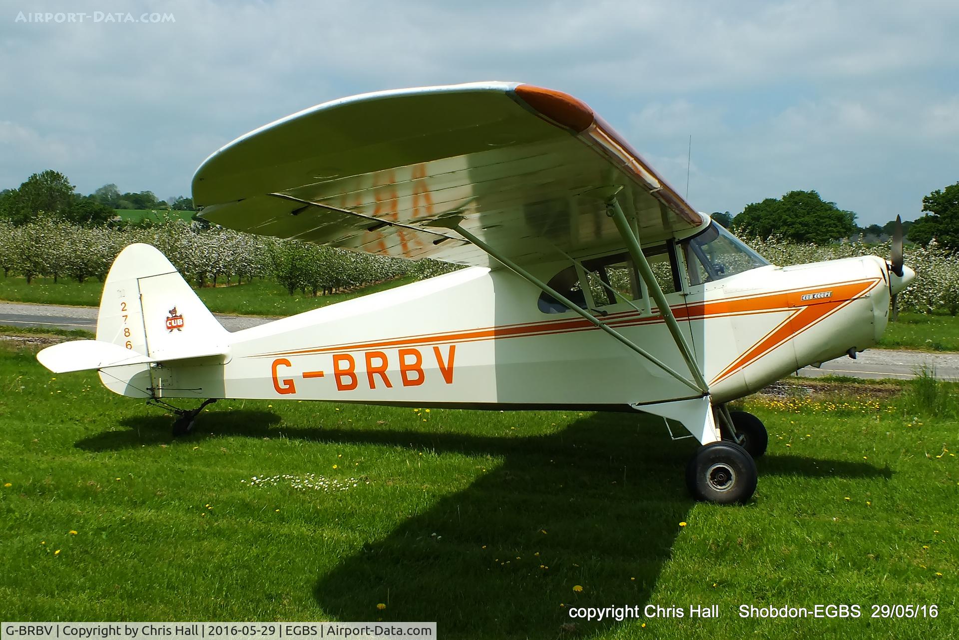 G-BRBV, 1941 Piper J-4A Cub Coupe C/N 4-1080, at Shobdon