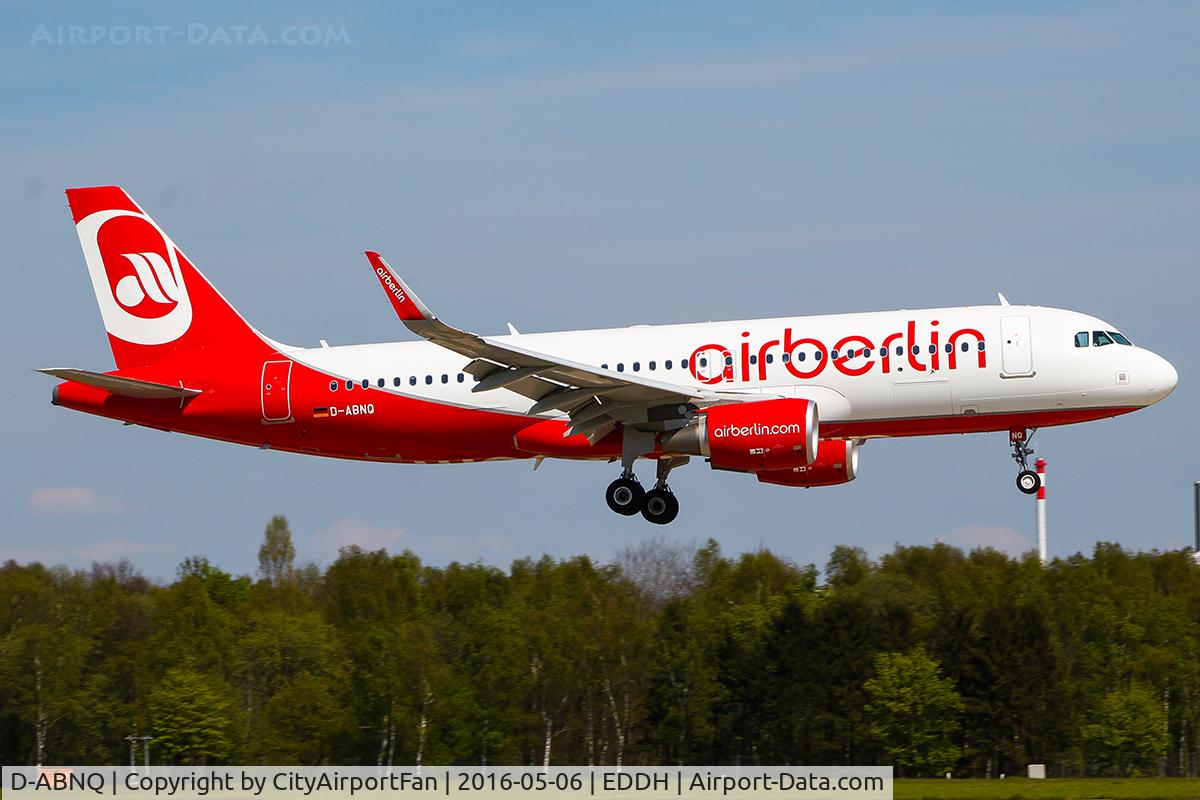 D-ABNQ, 2015 Airbus A320-214 C/N 6877, Air Berlin (BER/AB)