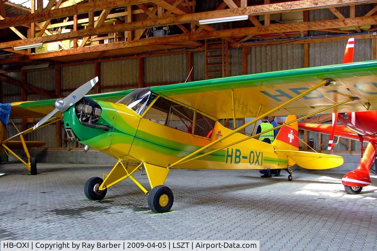 HB-OXI, 1944 Piper L-4J Grasshopper (J3C-65D) C/N 12896, Piper L-4J Grasshopper [12896] Lommis~HB 05/04/2009