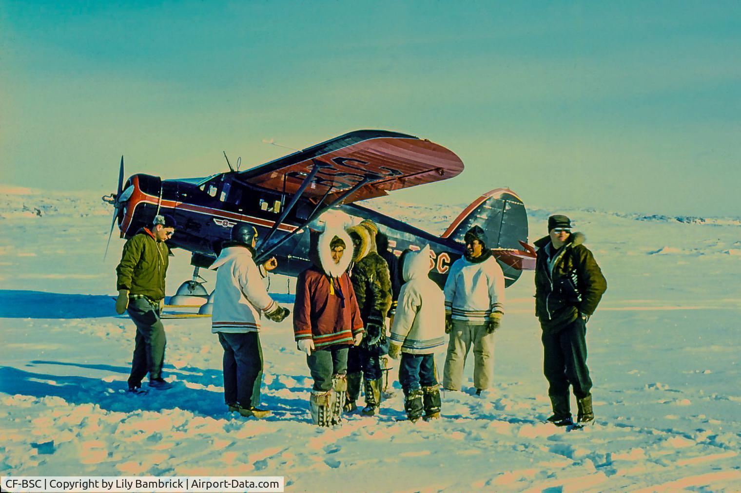 CF-BSC, 1946 Noorduyn Norseman V C/N N29-17, 1952 or 1953 at Port Harrison PQ