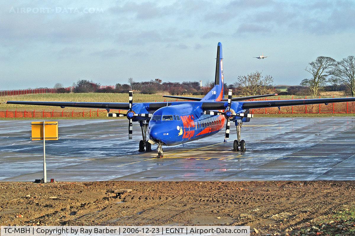 TC-MBH, 1977 Fokker F-27-500 Friendship C/N 10550, TC-MBH   Fokker F-27-500RFC Friendship [10550] (MNG Airlines) Newcastle (Woolsington)~G 23/12/2006