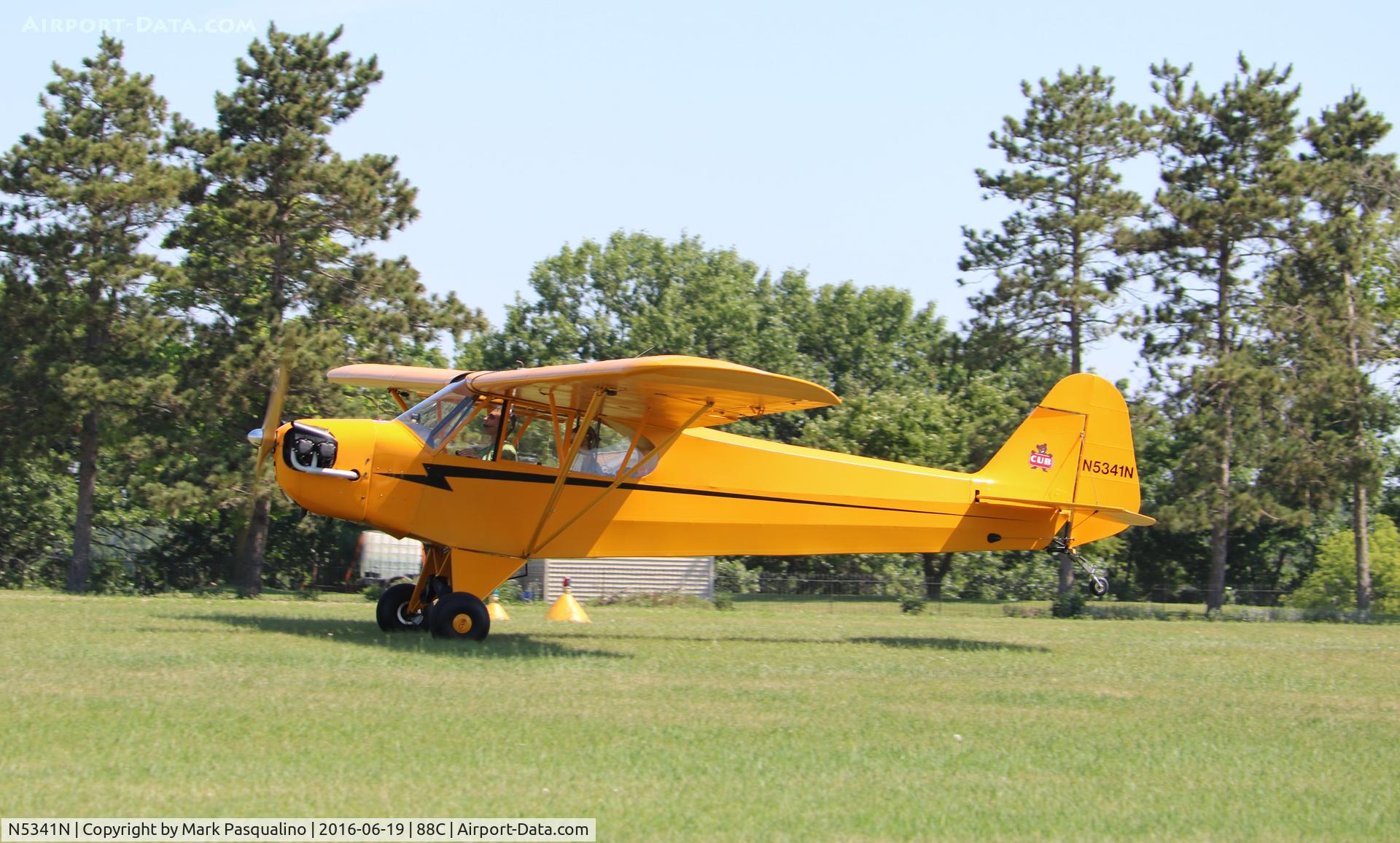 N5341N, 1946 Piper J3C-65 Cub C/N 22020, Piper J3C-65