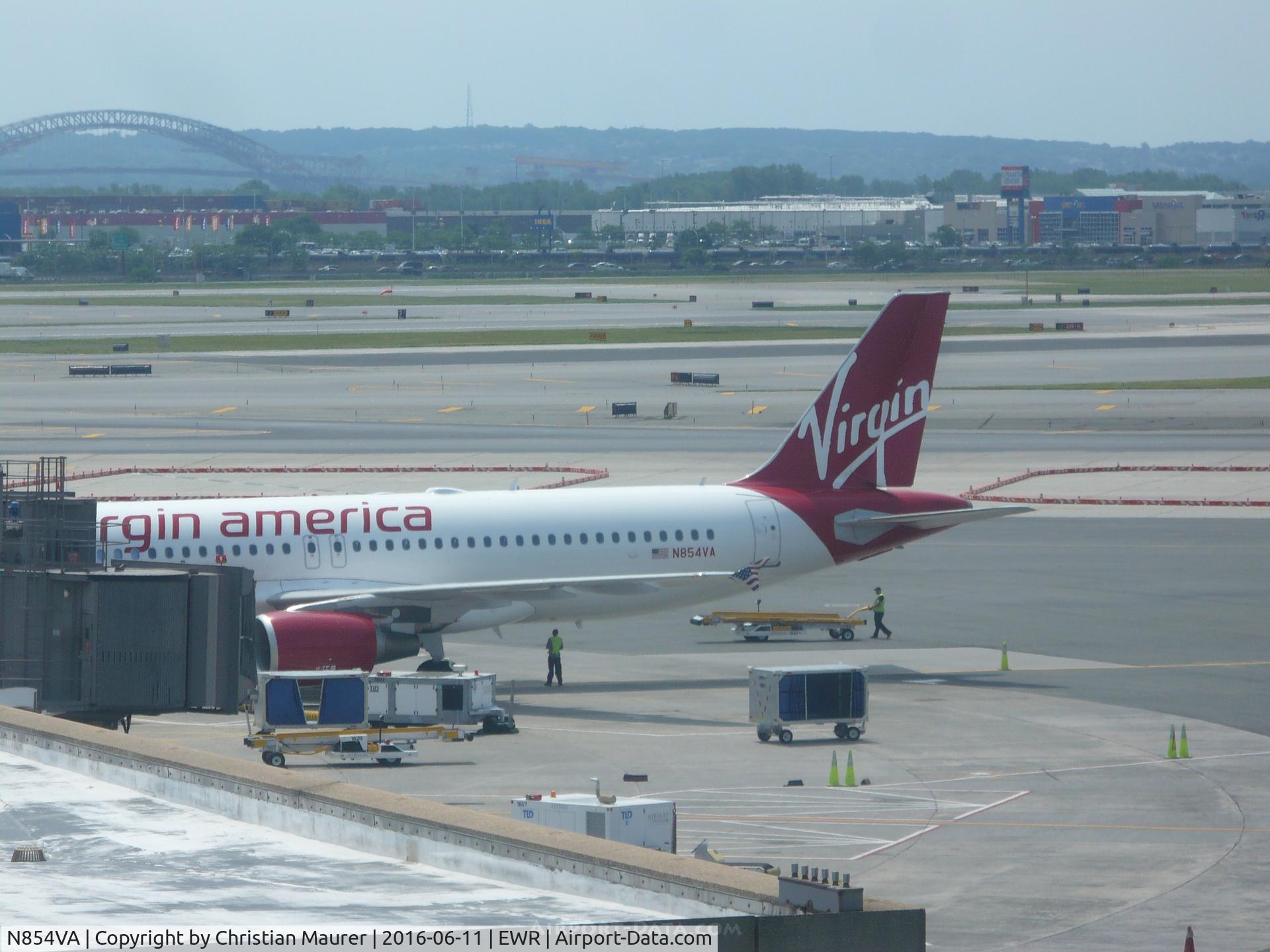 N854VA, 2012 Airbus A320-214 C/N 5058, Virgin America A320