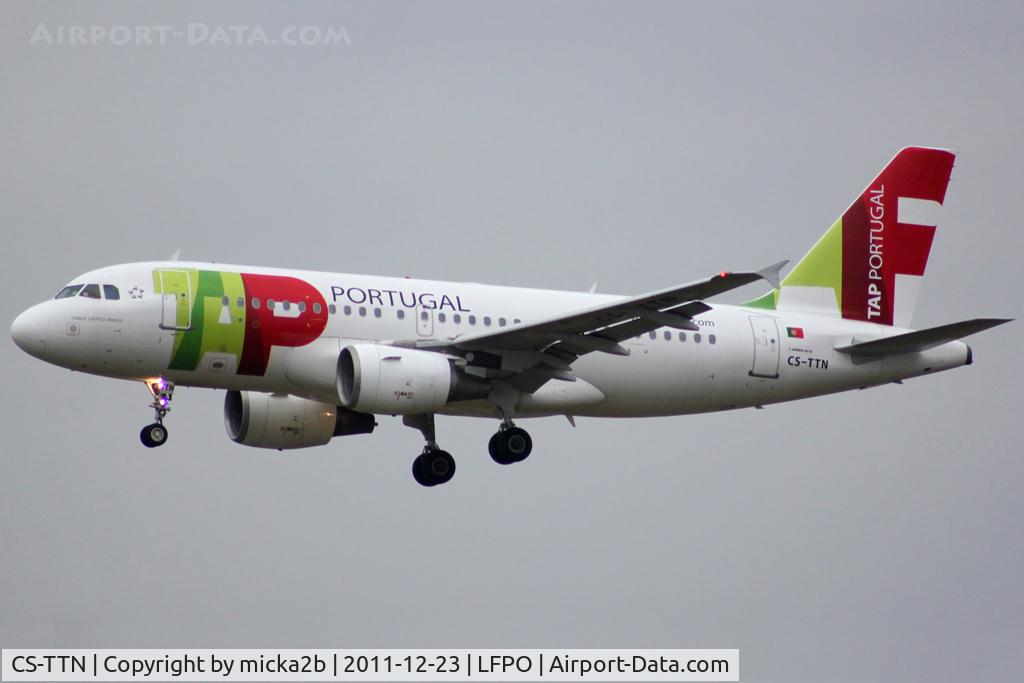 CS-TTN, 1999 Airbus A319-111 C/N 1120, Landing