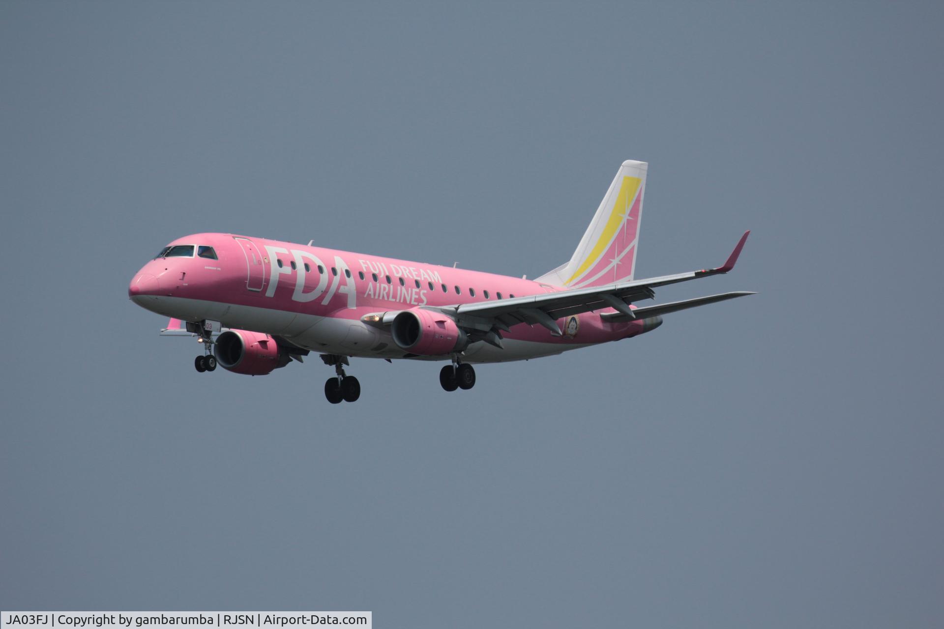 JA03FJ, 2010 Embraer 175STD (ERJ-170-200STD) C/N 17000304, Fuji Dream Airlines