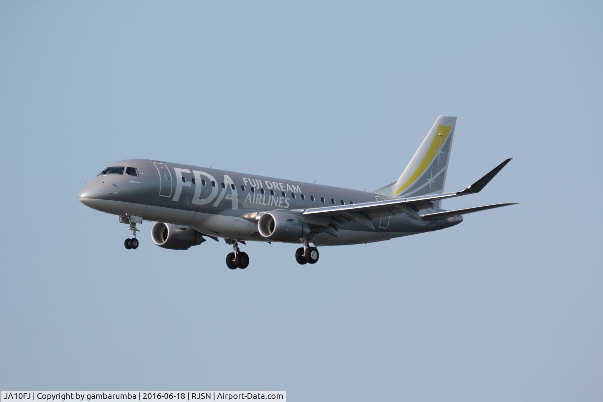 JA10FJ, 2016 Embraer 175STD (ERJ-170-200) C/N 17000516, Fuji Dream Airlines