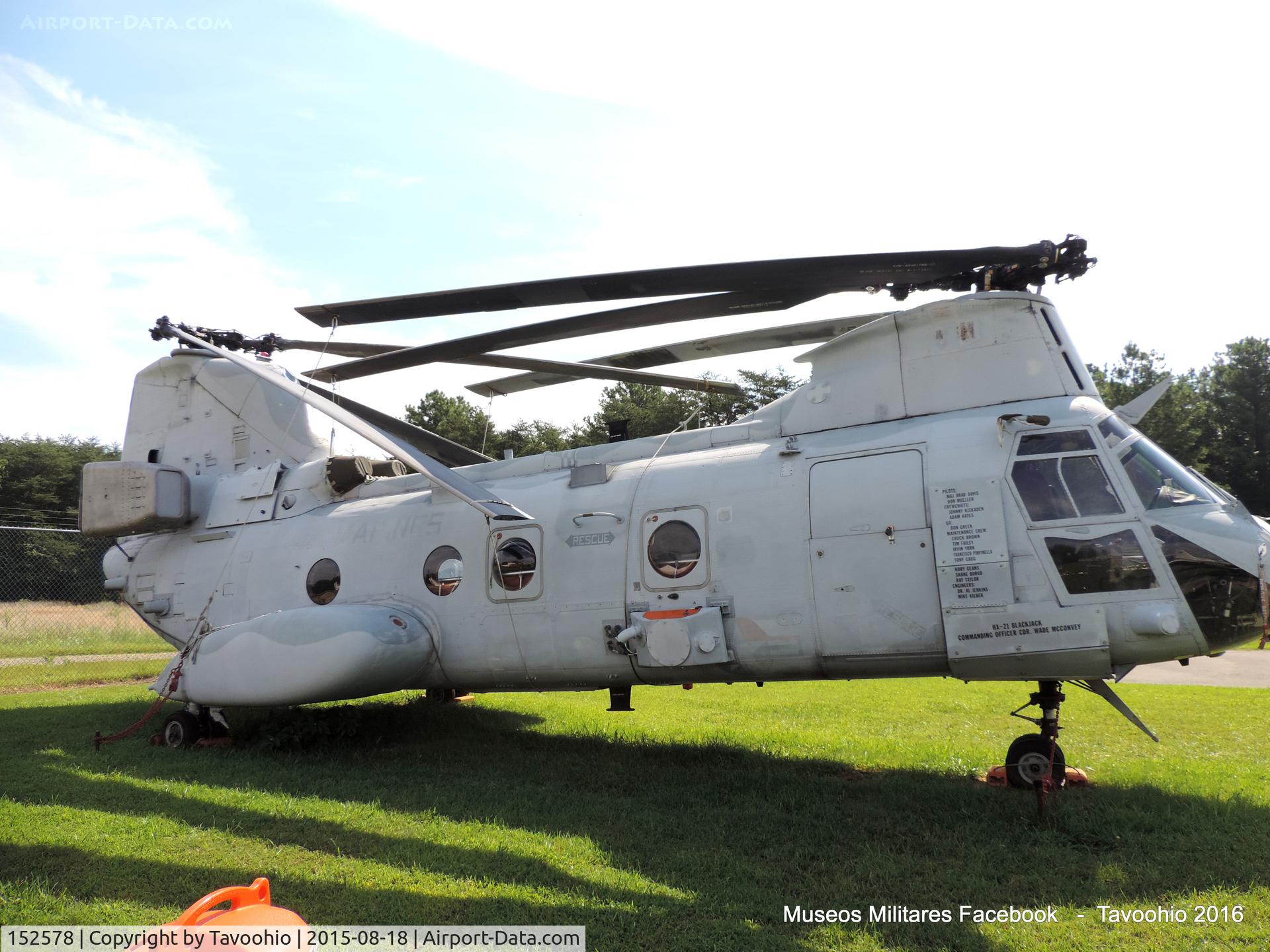 152578, Boeing Vertol CH-46E Sea Knight C/N 2200, Boeing Vertol CH-46 Sea Knigh