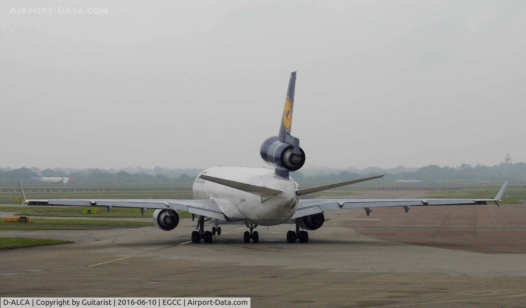 D-ALCA, 1998 McDonnell Douglas MD-11F C/N 48781, At Manchester
