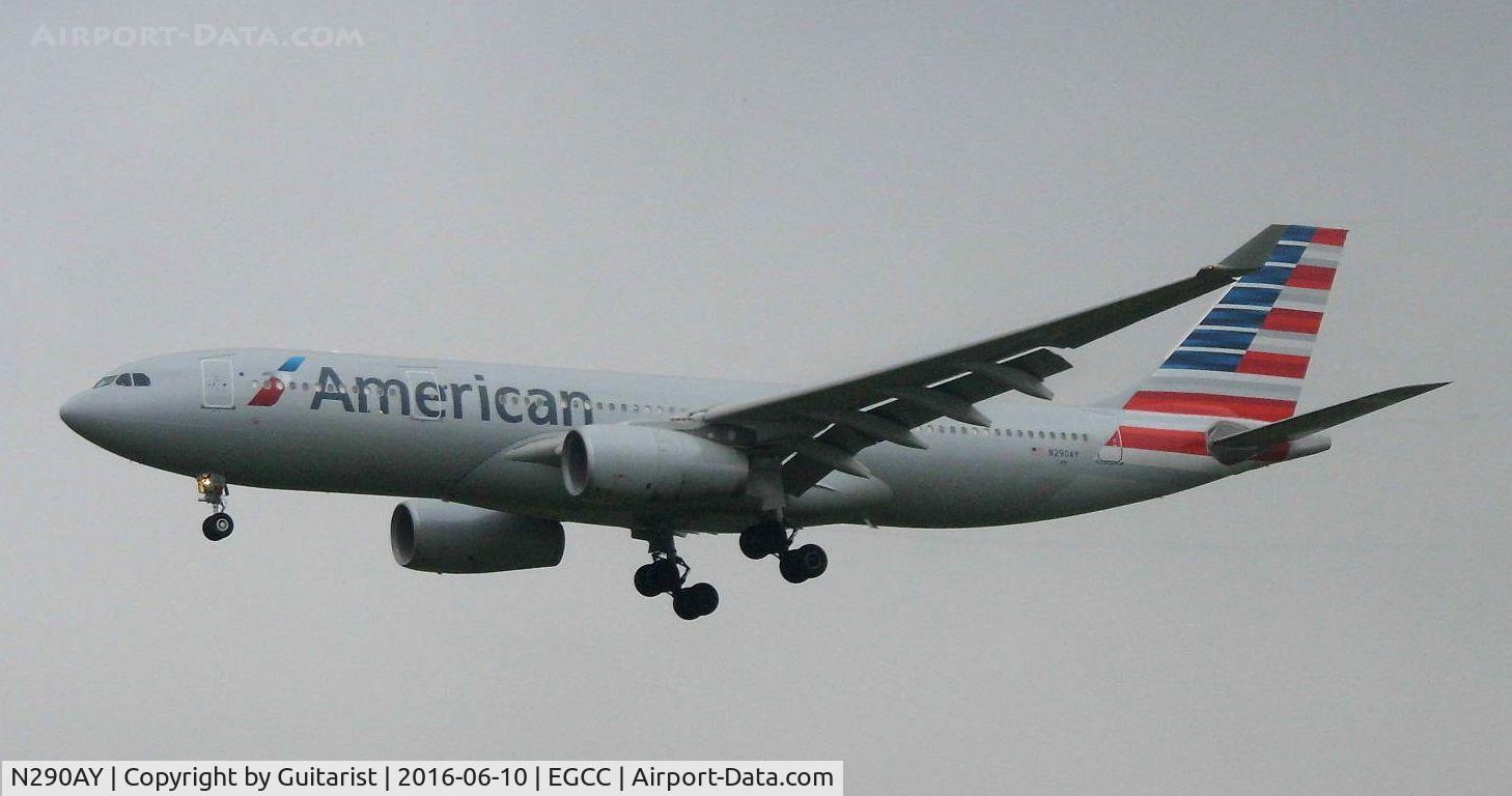 N290AY, 2013 Airbus A330-243 C/N 1480, At Manchester