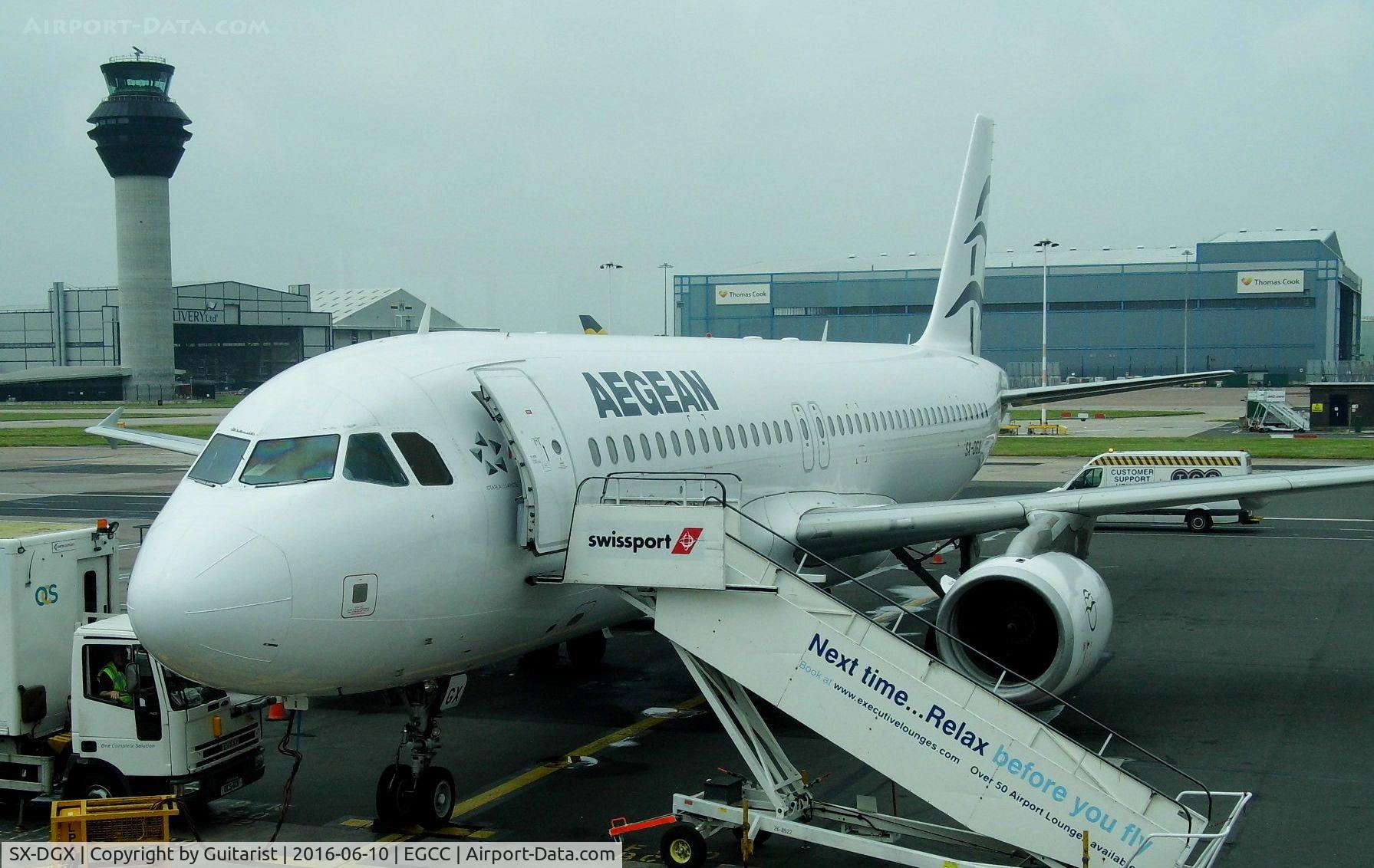 SX-DGX, 2003 Airbus A320-232 C/N 1996, At Manchester