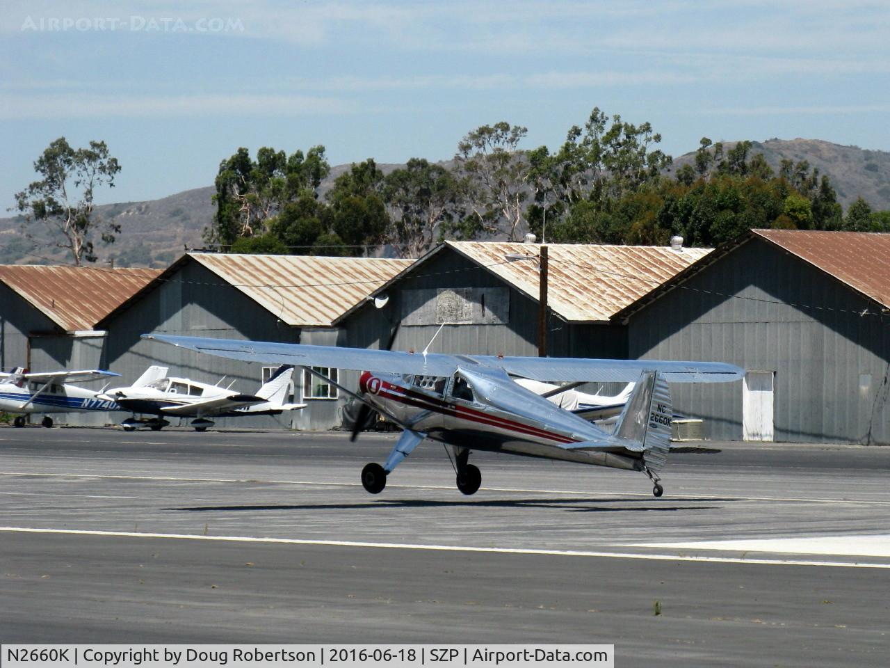 N2660K, 1947 Luscombe 8E Silvaire C/N 5387, 1947 Luscombe 8E SILVAIRE, Continental C85 85 Hp, landing Rwy 22