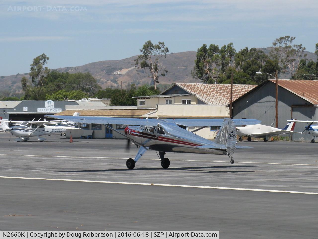 N2660K, 1947 Luscombe 8E Silvaire C/N 5387, 1947 Luscombe 8E SILVAIRE, Continental C85 85 Hp, takeoff roll Rwy 22