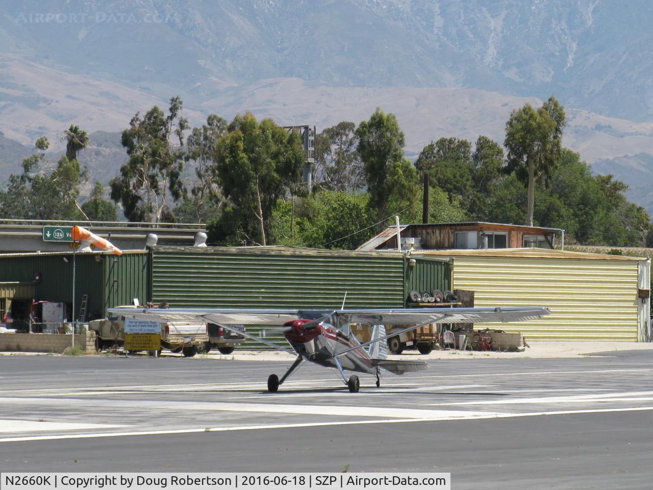 N2660K, 1947 Luscombe 8E Silvaire C/N 5387, 1947 Luscombe 8E SILVAIRE, Continental C85 85 Hp, taking the active