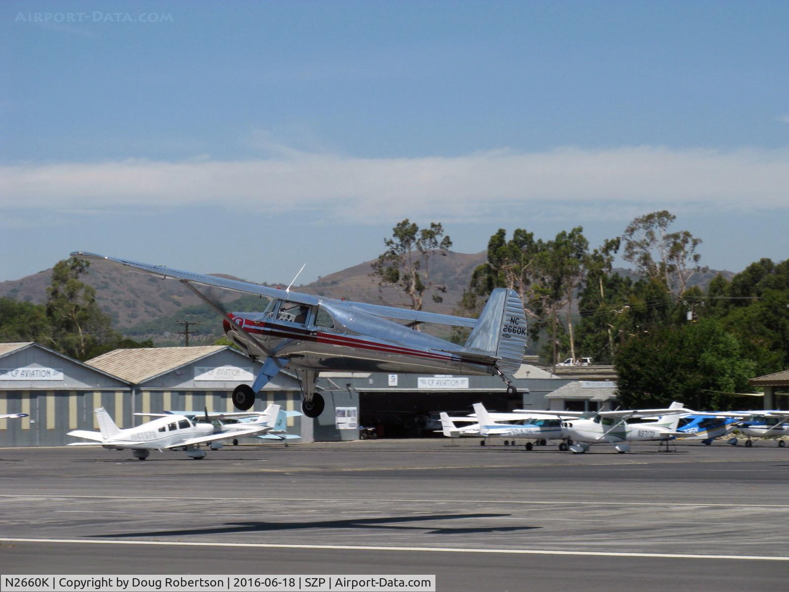 N2660K, 1947 Luscombe 8E Silvaire C/N 5387, 1947 Luscombe 8E SILVAIRE, Continental C85 85 Hp, another takeoff climb Rwy 22